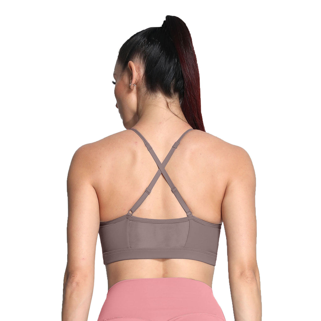 Aoxjox Ruched "Baddie" Sports Bras