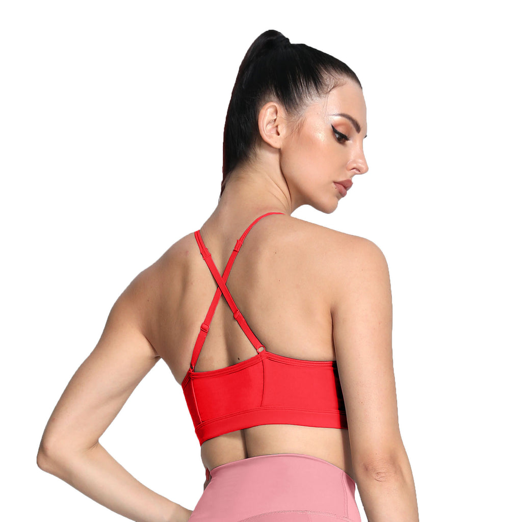 Aoxjox Ruched "Baddie" Sports Bras