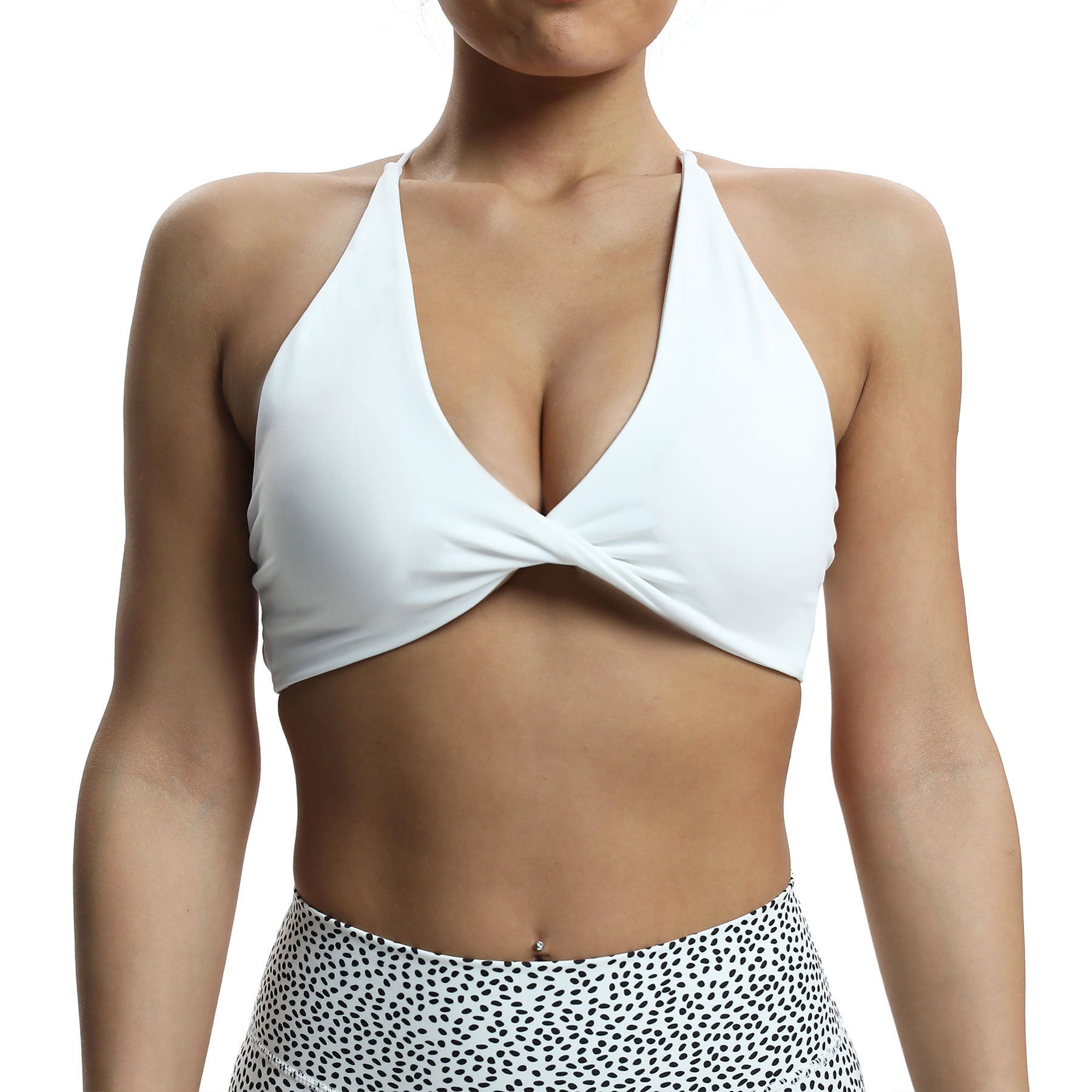Aoxjox "Veronica" Twist Cross-Back Bra