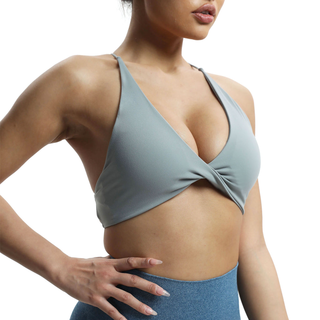 Aoxjox "Veronica" Twist Cross-Back Bra