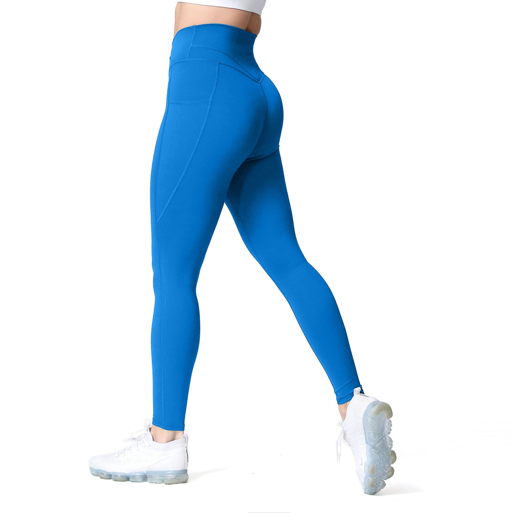 ALO Yoga Interlace Leggings Braided High Rise Full Length Athletic Navy  Blue XS