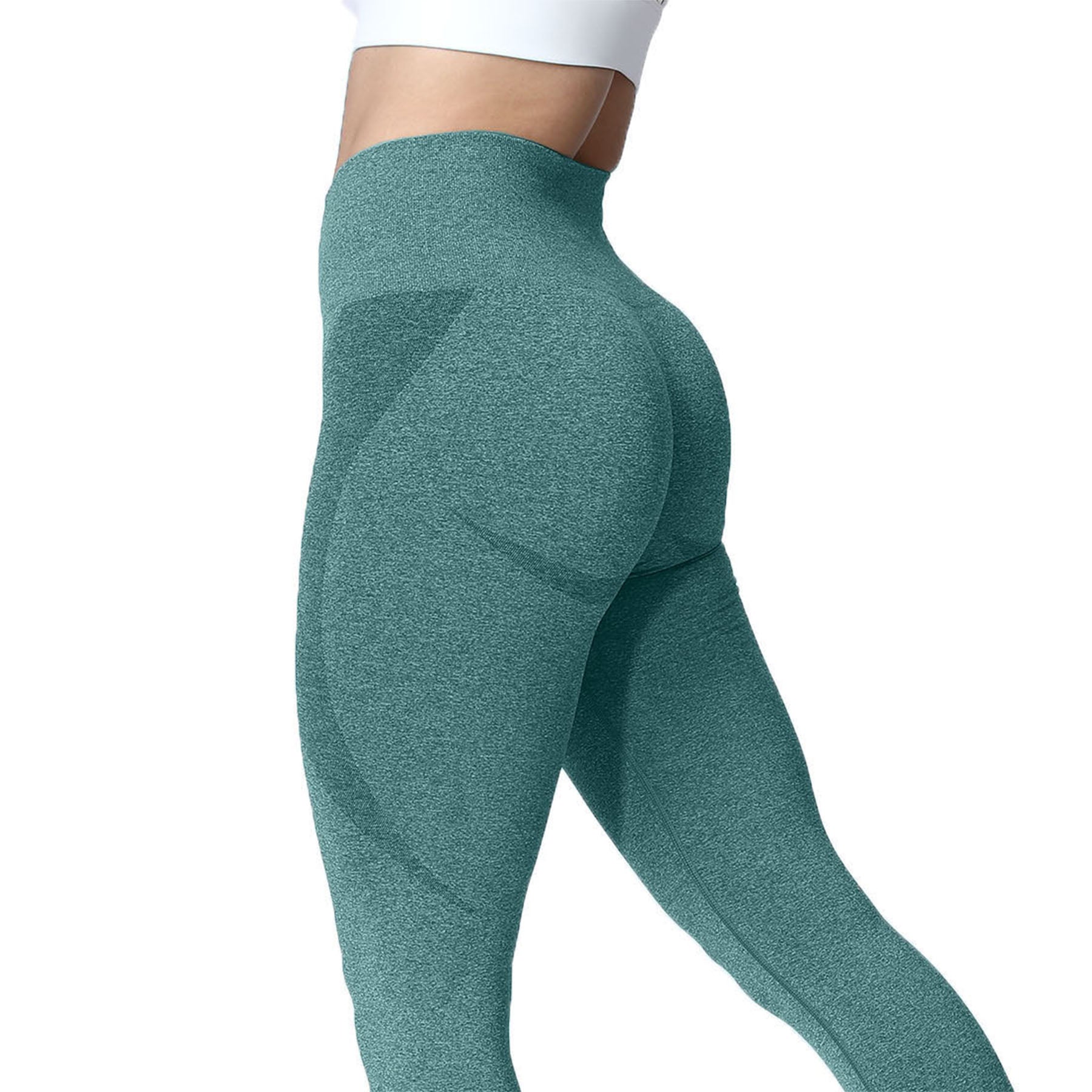 Aoxjox Darks Smile Contour Seamless Leggings