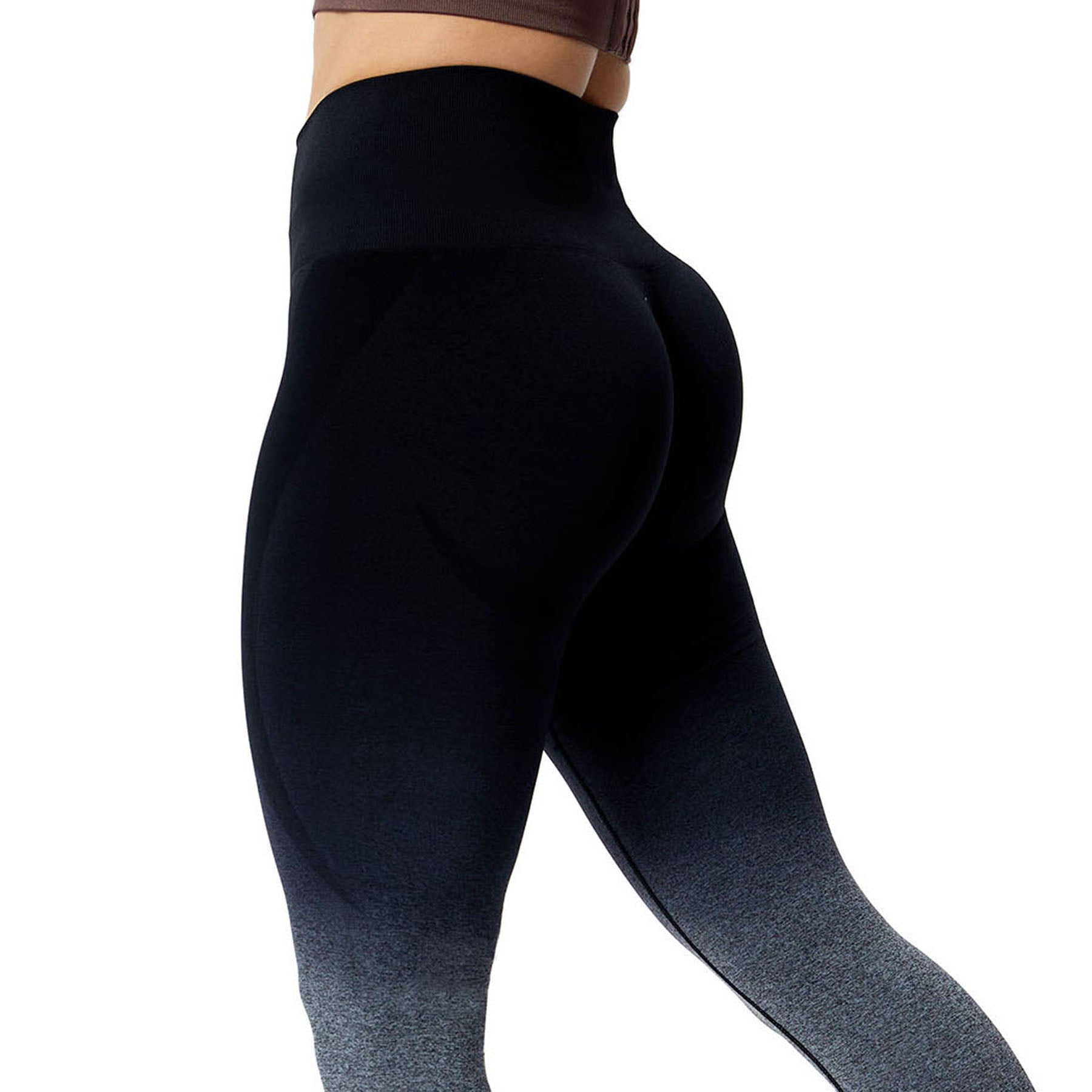 Aoxjox Smile Contour Ombre Seamless Leggings