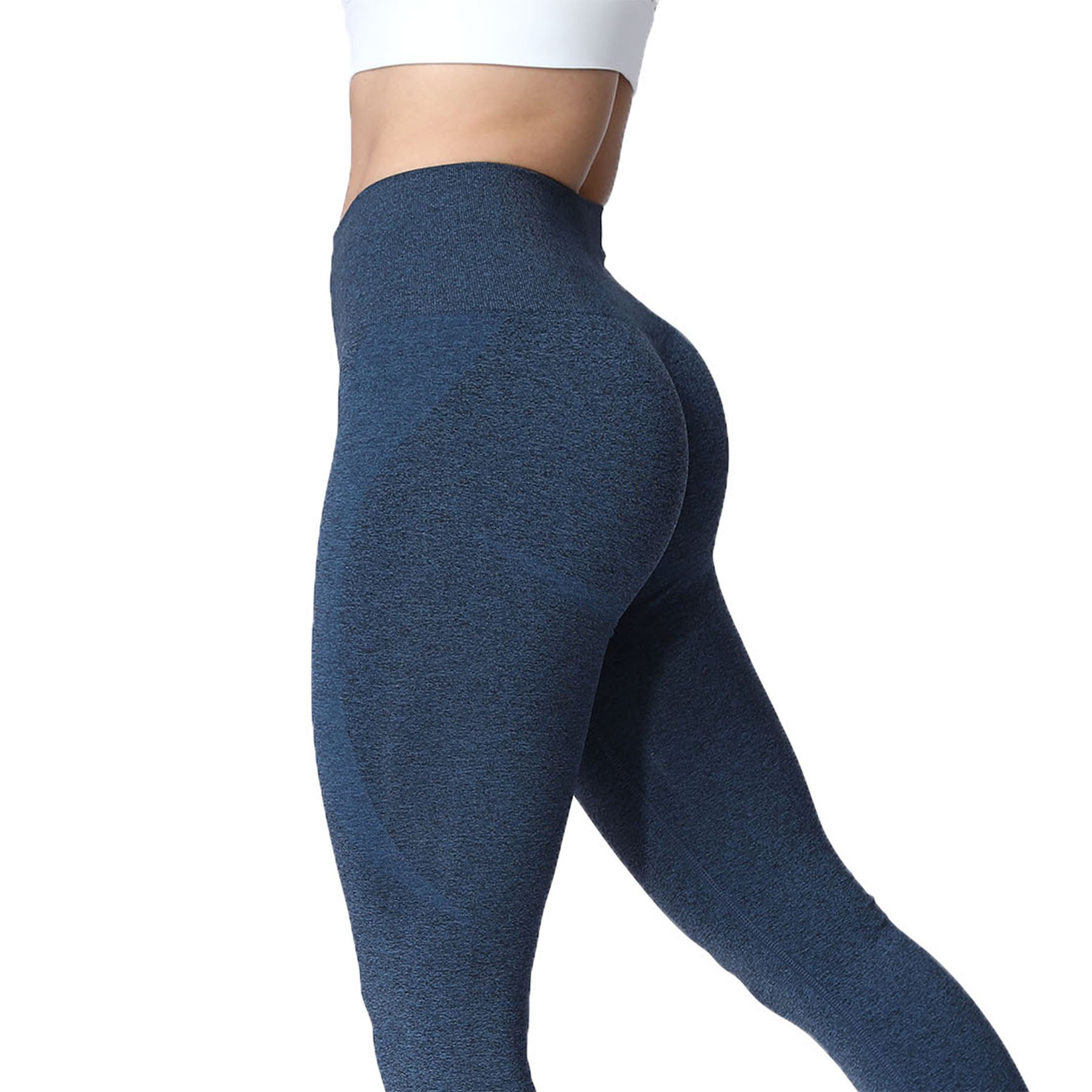 Aoxjox Darks Smile Contour Seamless Leggings