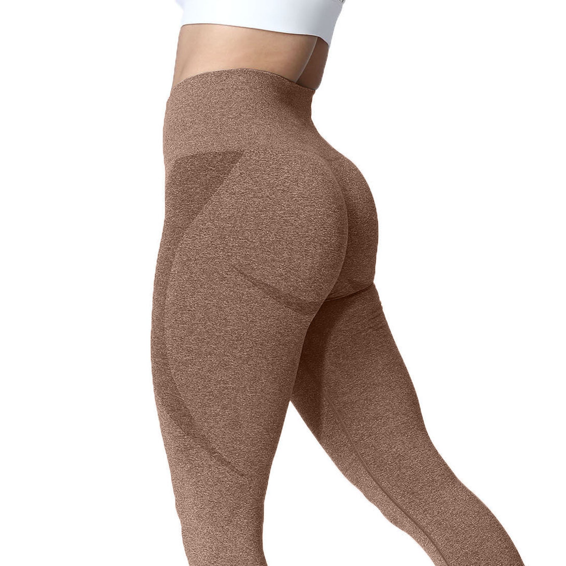 Aoxjox Darks Smile Contour Seamless Leggings