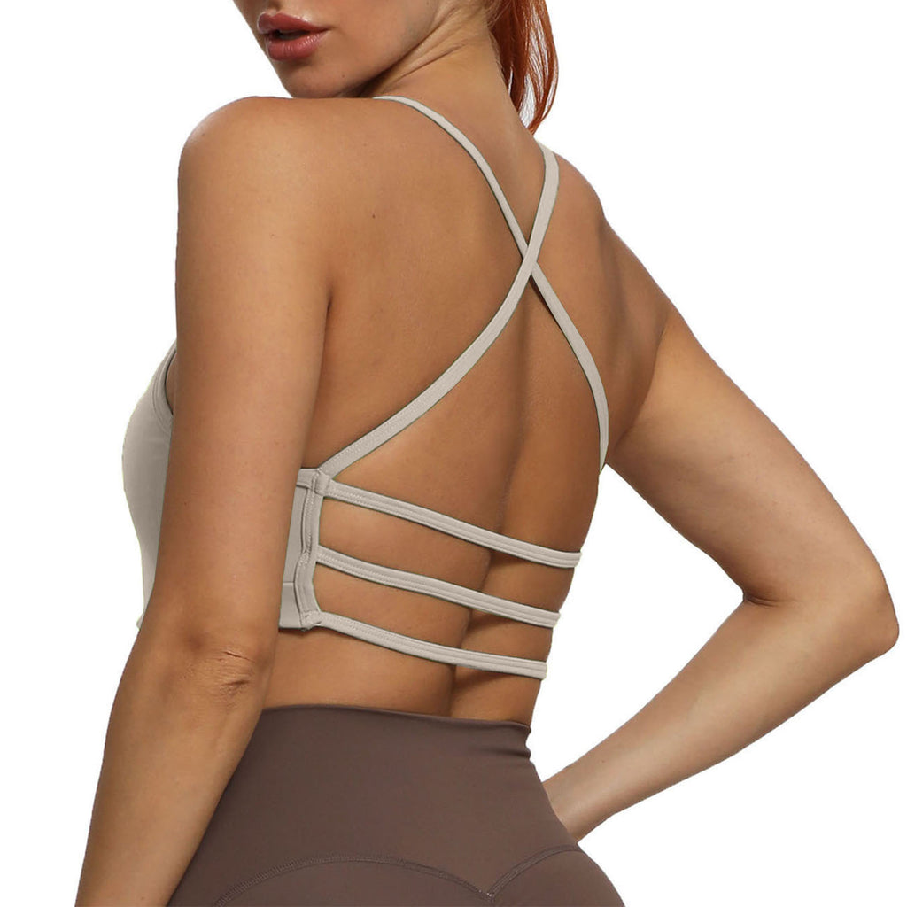 Aoxjox “Amor” 3-Strap Sports Bra