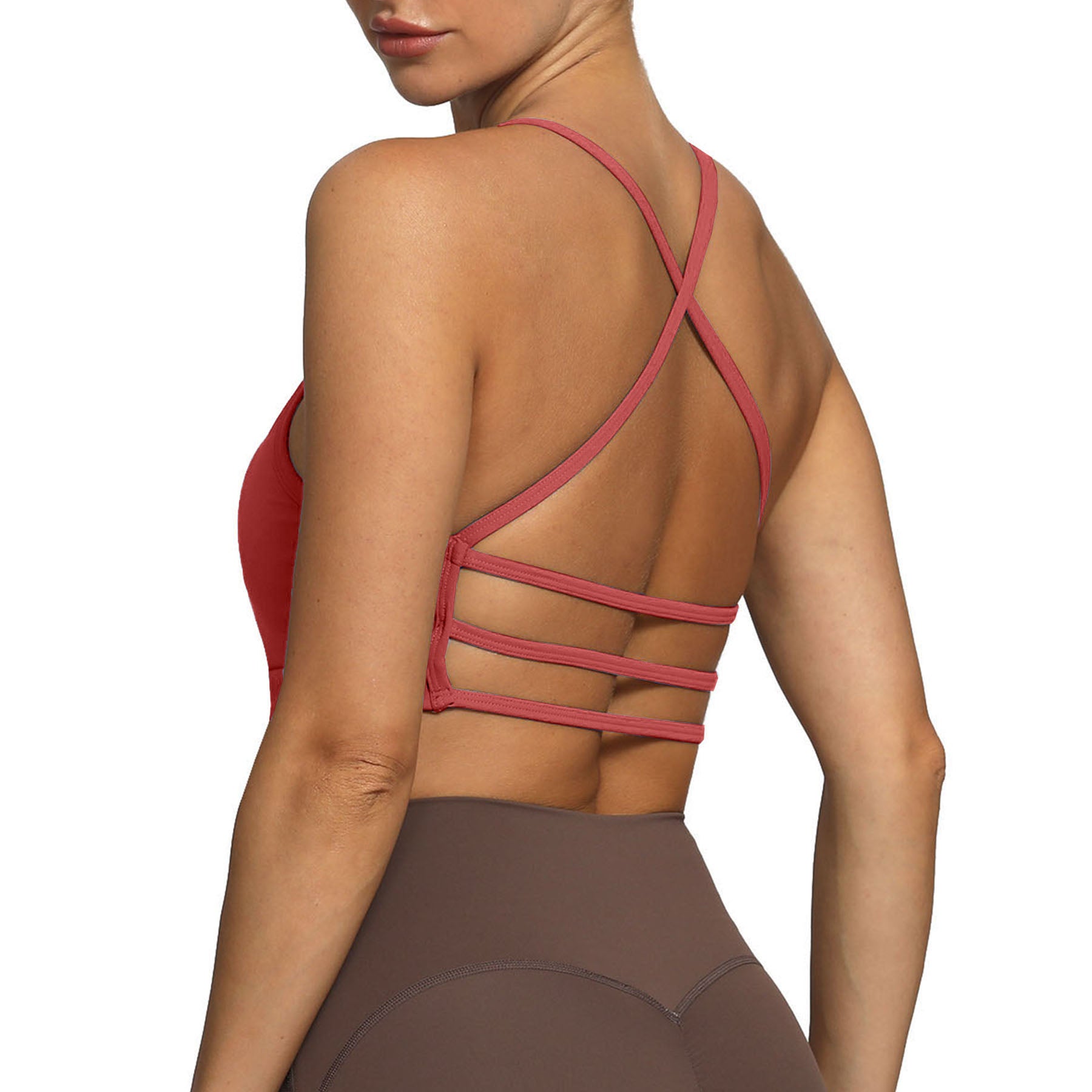 Aoxjox “Amor” 3-Strap Sports Bra