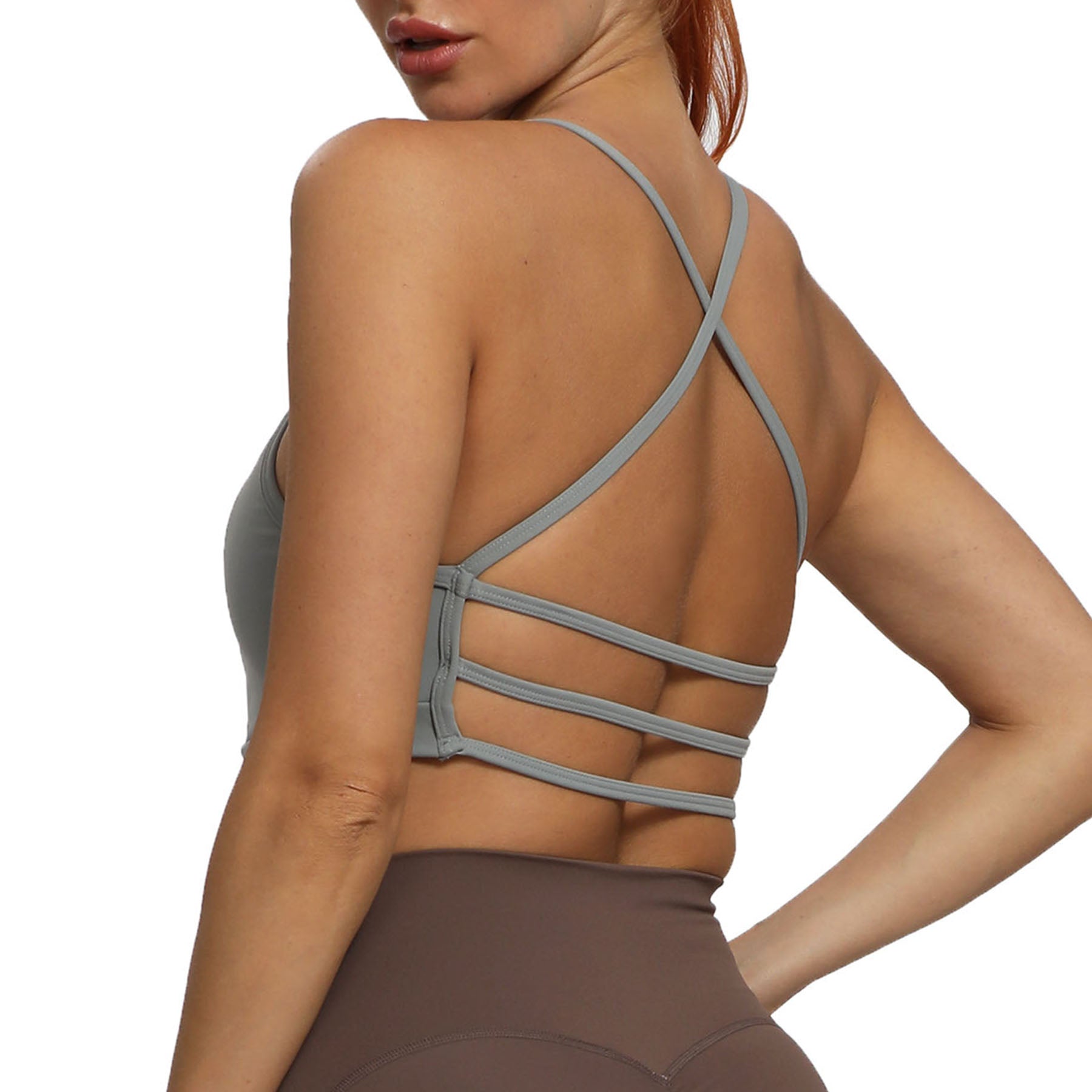 Aoxjox “Amor” 3-Strap Sports Bra