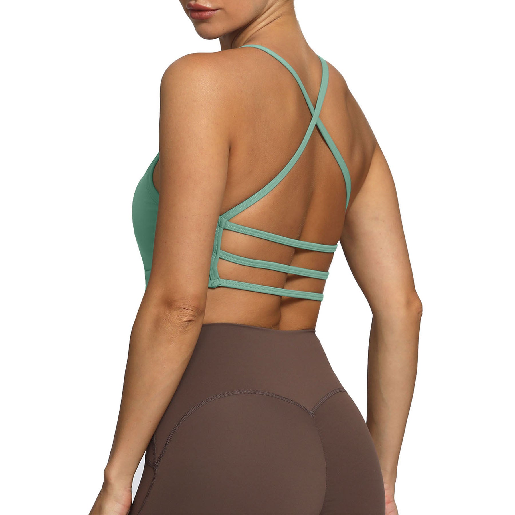 Aoxjox “Amor” 3-Strap Sports Bra