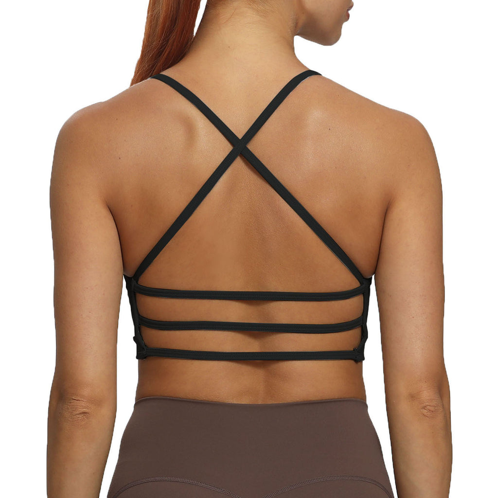 Aoxjox “Amor” 3-Strap Sports Bra
