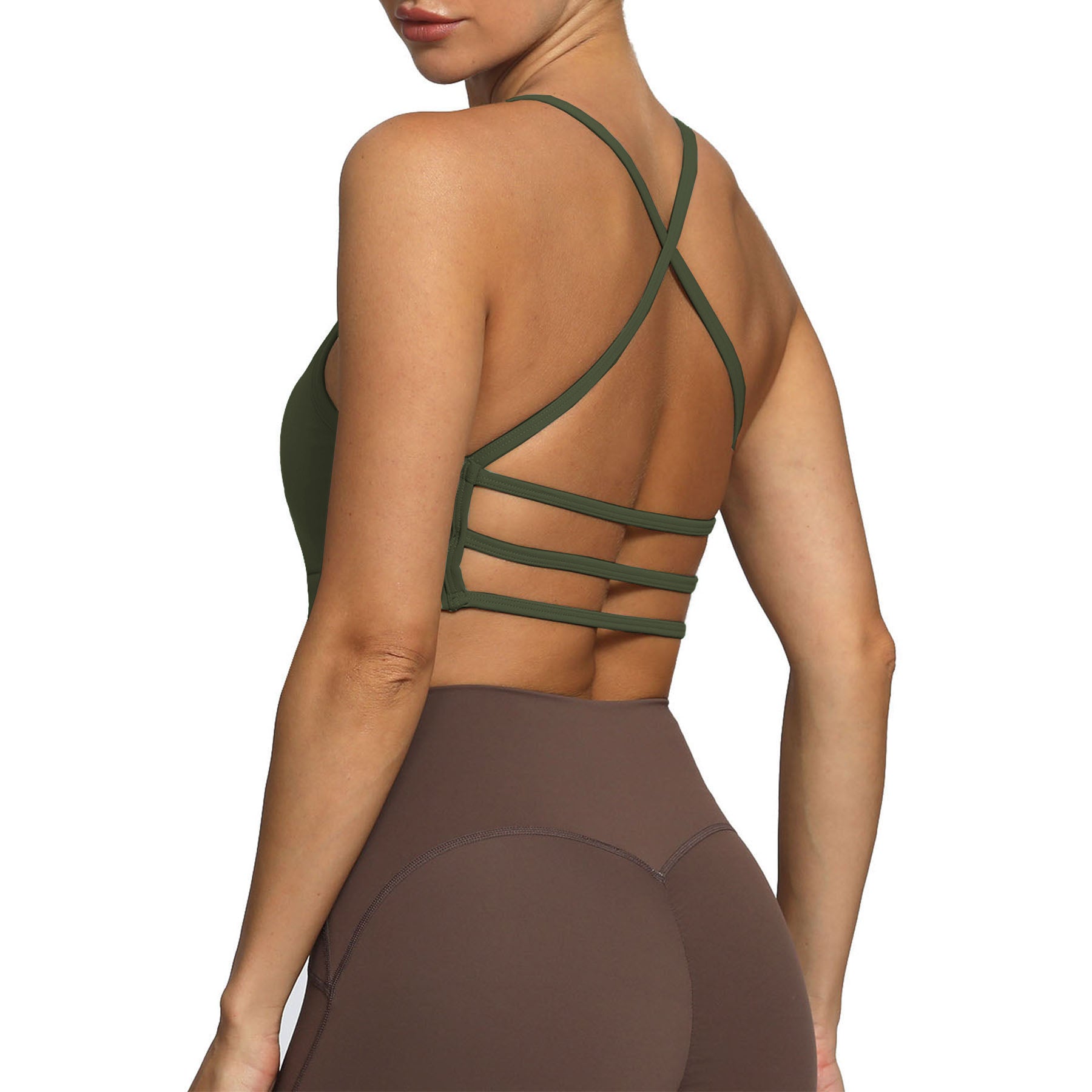 Aoxjox “Amor” 3-Strap Sports Bra