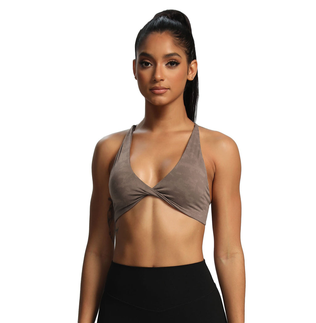 Aoxjox "Sienna"  Sports Bra (DARKS/NEUTRALS)