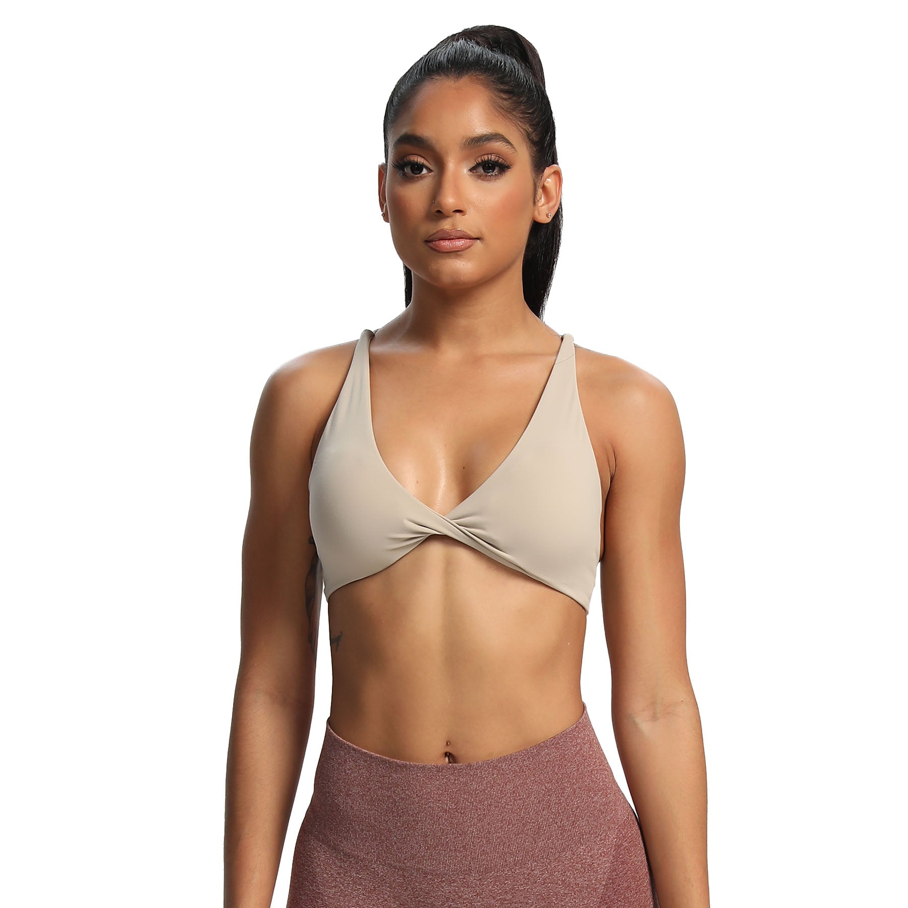 Aoxjox "Sienna"  Sports Bra (DARKS/NEUTRALS)