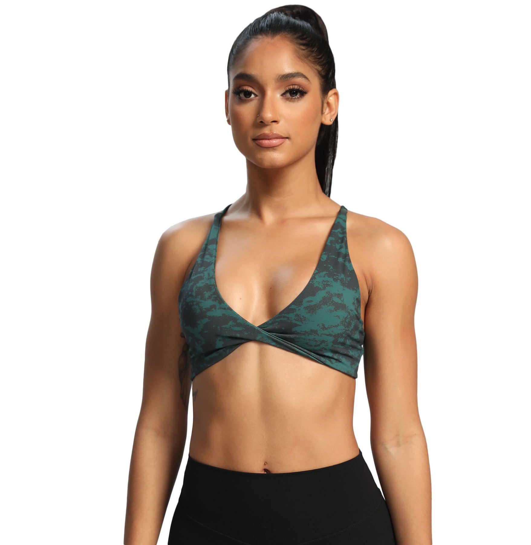 Aoxjox "Sienna"  Sports Bra (DARKS/NEUTRALS)