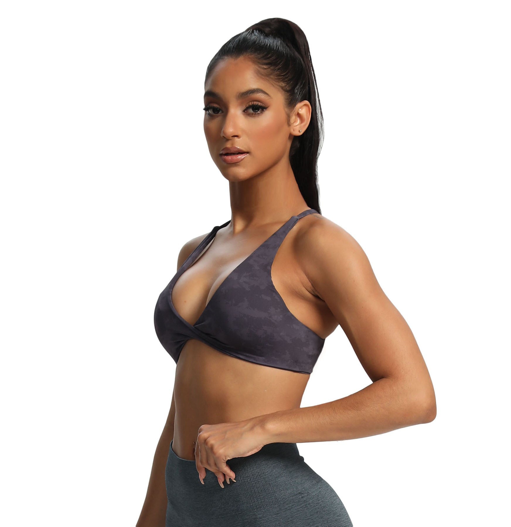 Aoxjox "Sienna"  Sports Bra (DARKS/NEUTRALS)