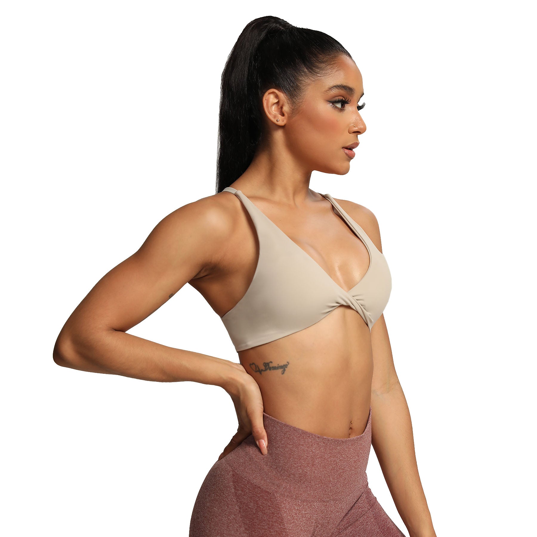 Aoxjox "Sienna"  Sports Bra (DARKS/NEUTRALS)