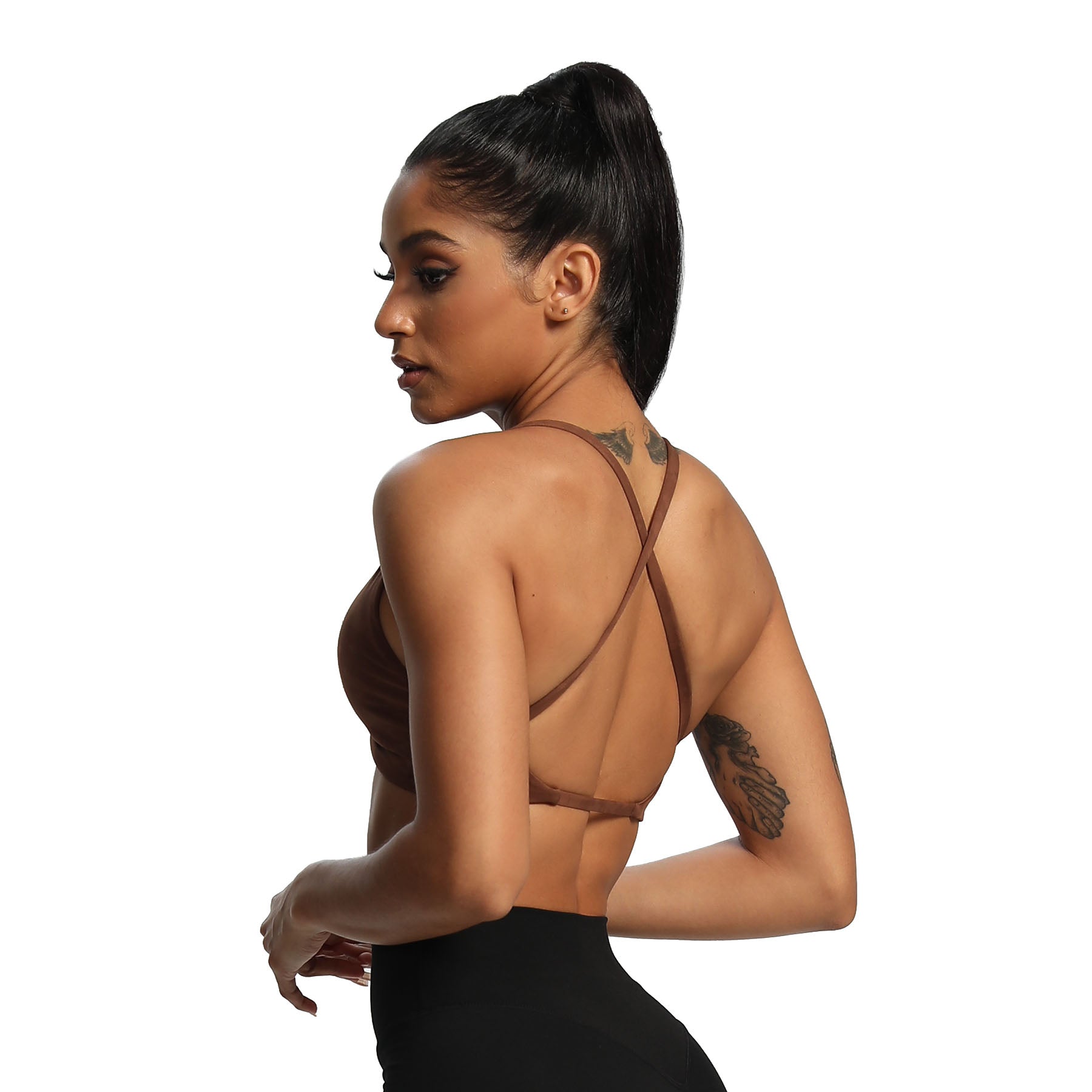 Aoxjox "Sienna"  Sports Bra (DARKS/NEUTRALS)