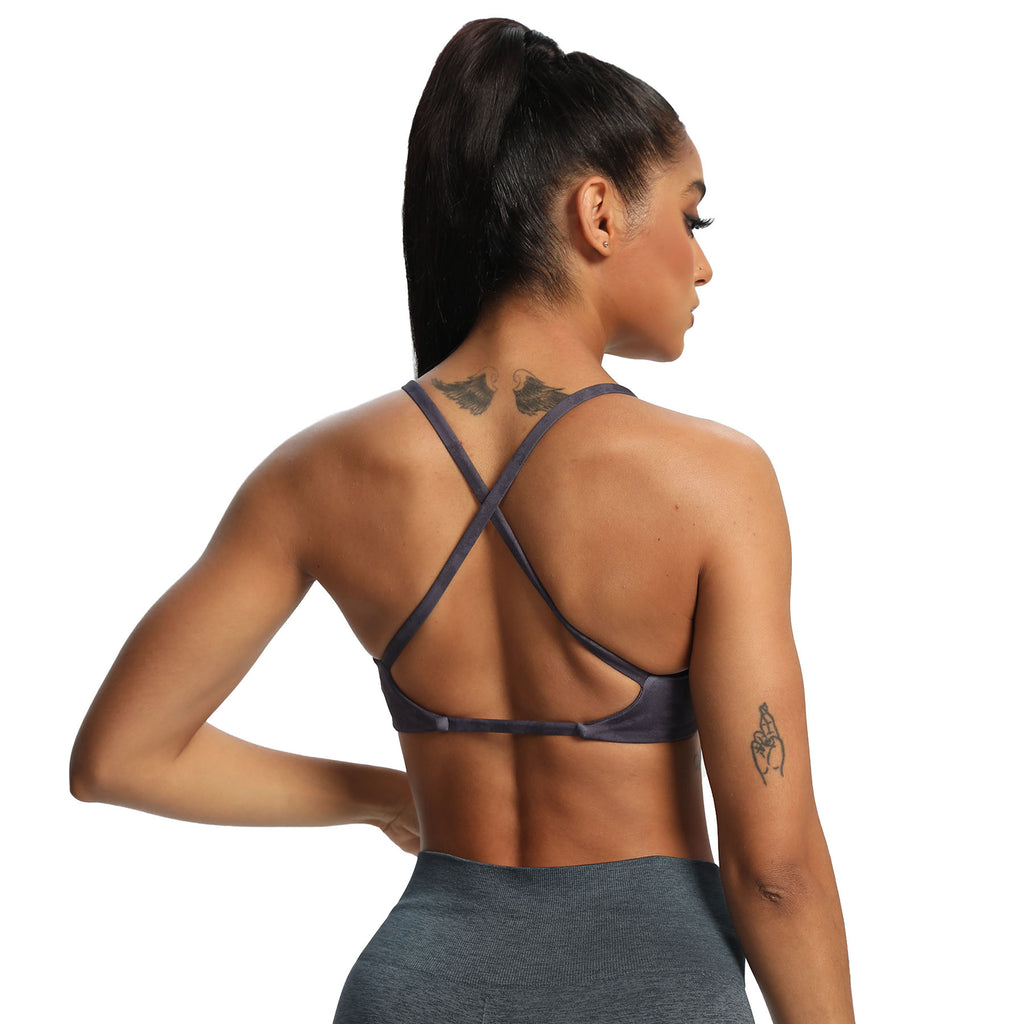 Aoxjox "Sienna"  Sports Bra (DARKS/NEUTRALS)