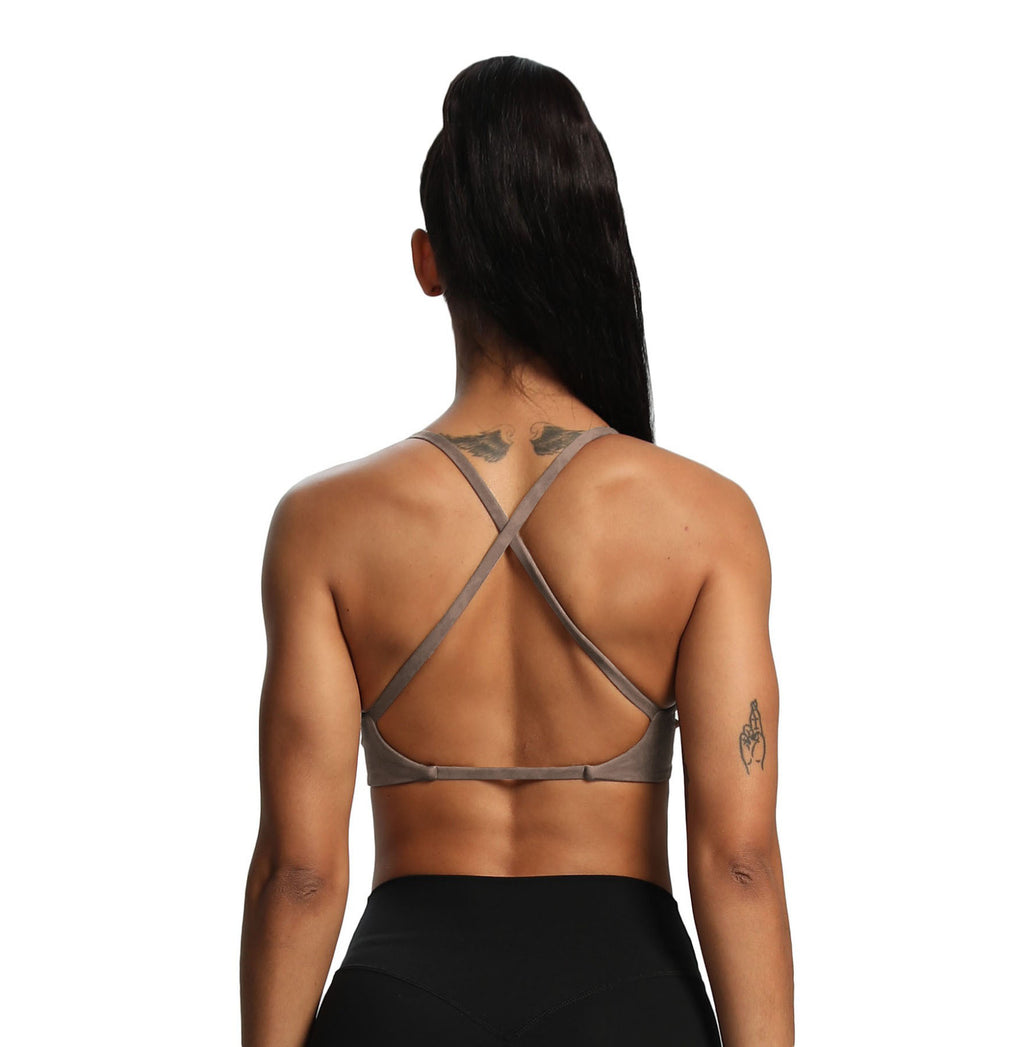 Aoxjox "Sienna"  Sports Bra (DARKS/NEUTRALS)