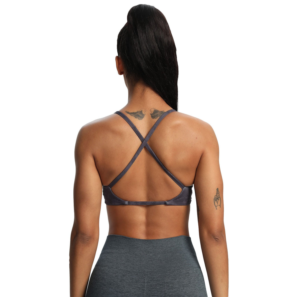 Aoxjox "Sienna"  Sports Bra (DARKS/NEUTRALS)