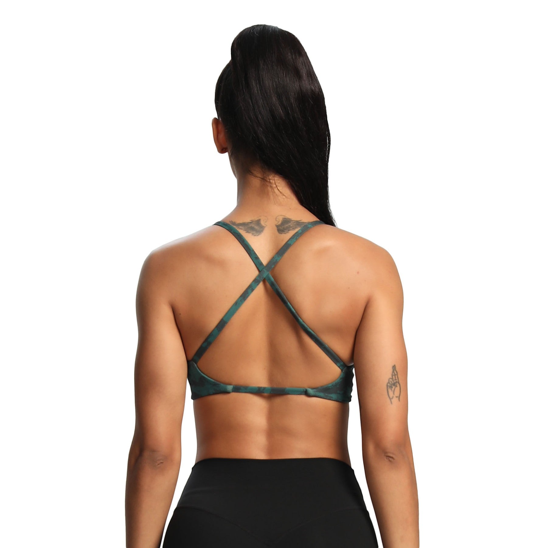 Aoxjox "Sienna"  Sports Bra (DARKS/NEUTRALS)