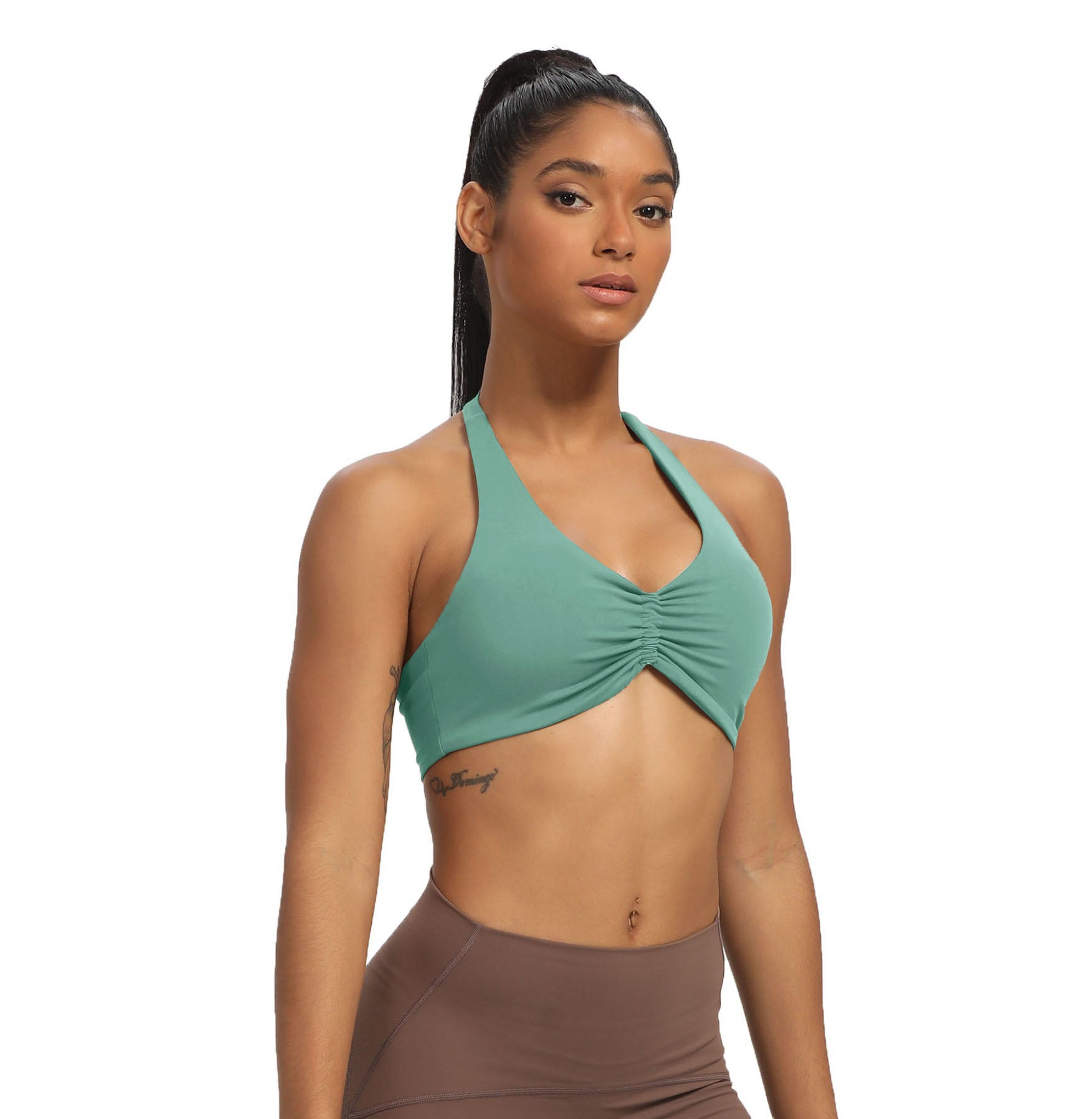Aoxjox "Taylor" Ruched halterneck Bra