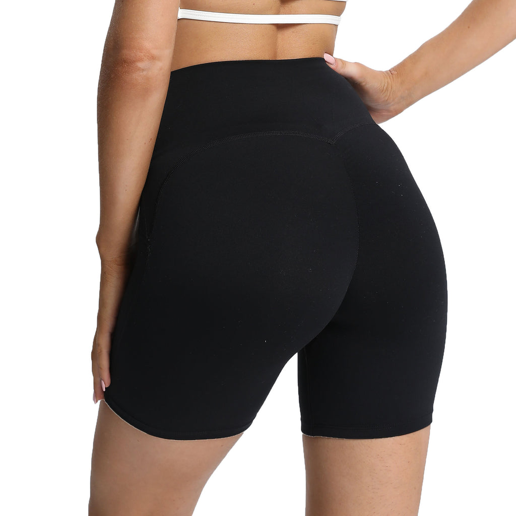 Aoxjox 3 Waist Seam Side Pocket Shorts