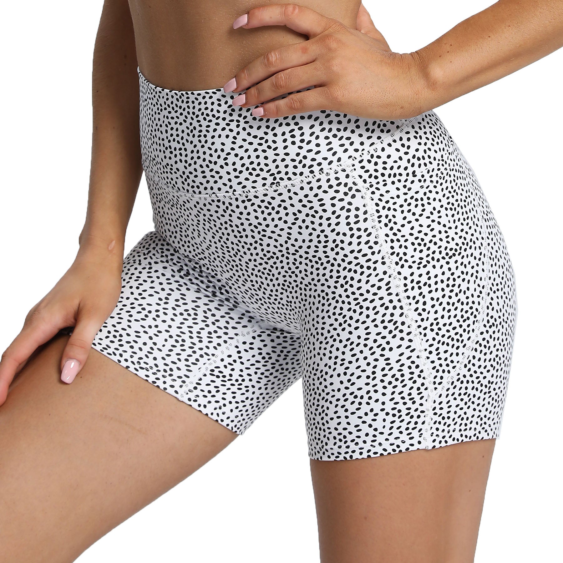 Aoxjox 3 Waist Seam Side Pocket Shorts