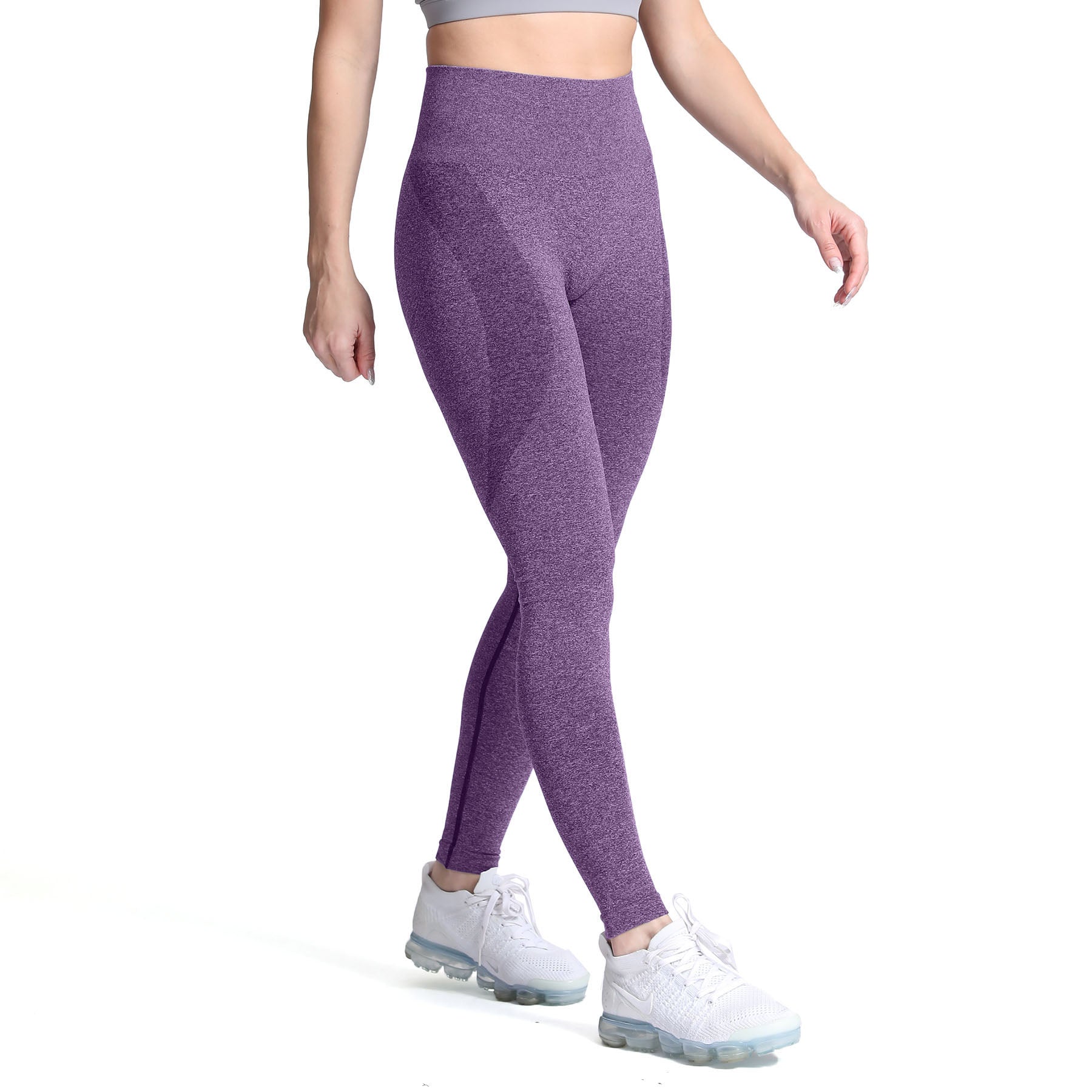 Aoxjox Darks Smile Contour Seamless Leggings