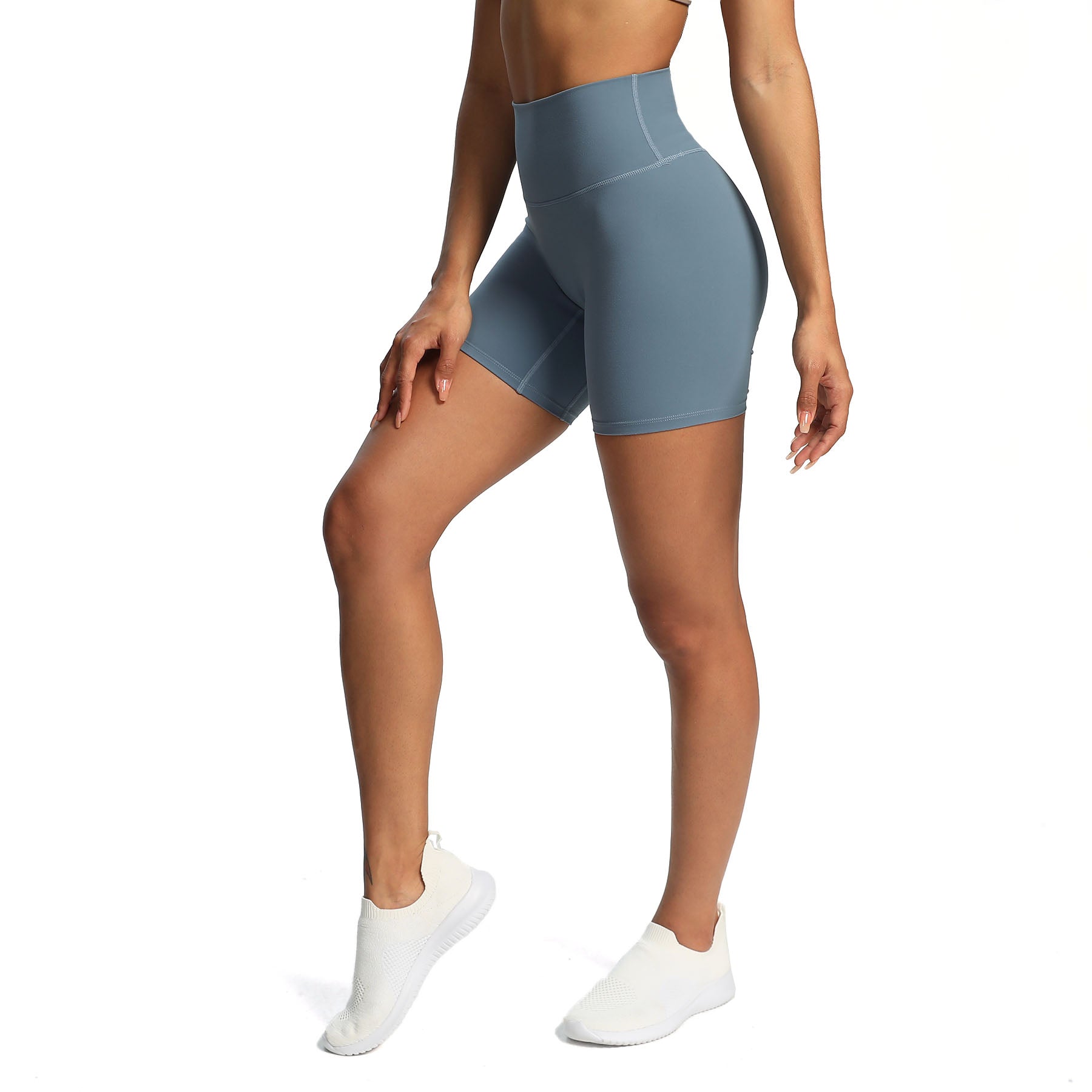 Aoxjox 6" No Seam Biker Shorts