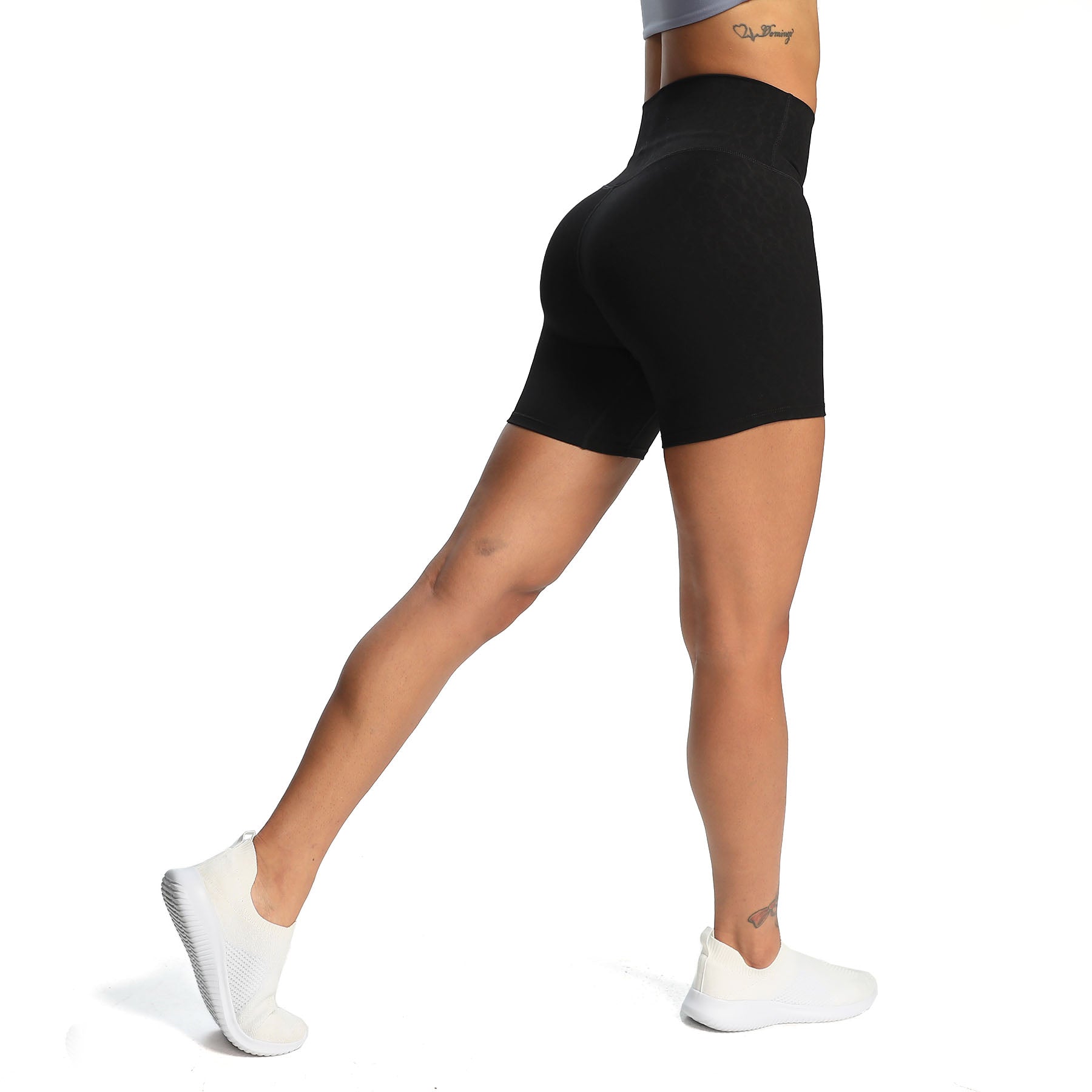Aoxjox 6" No Seam Biker Shorts