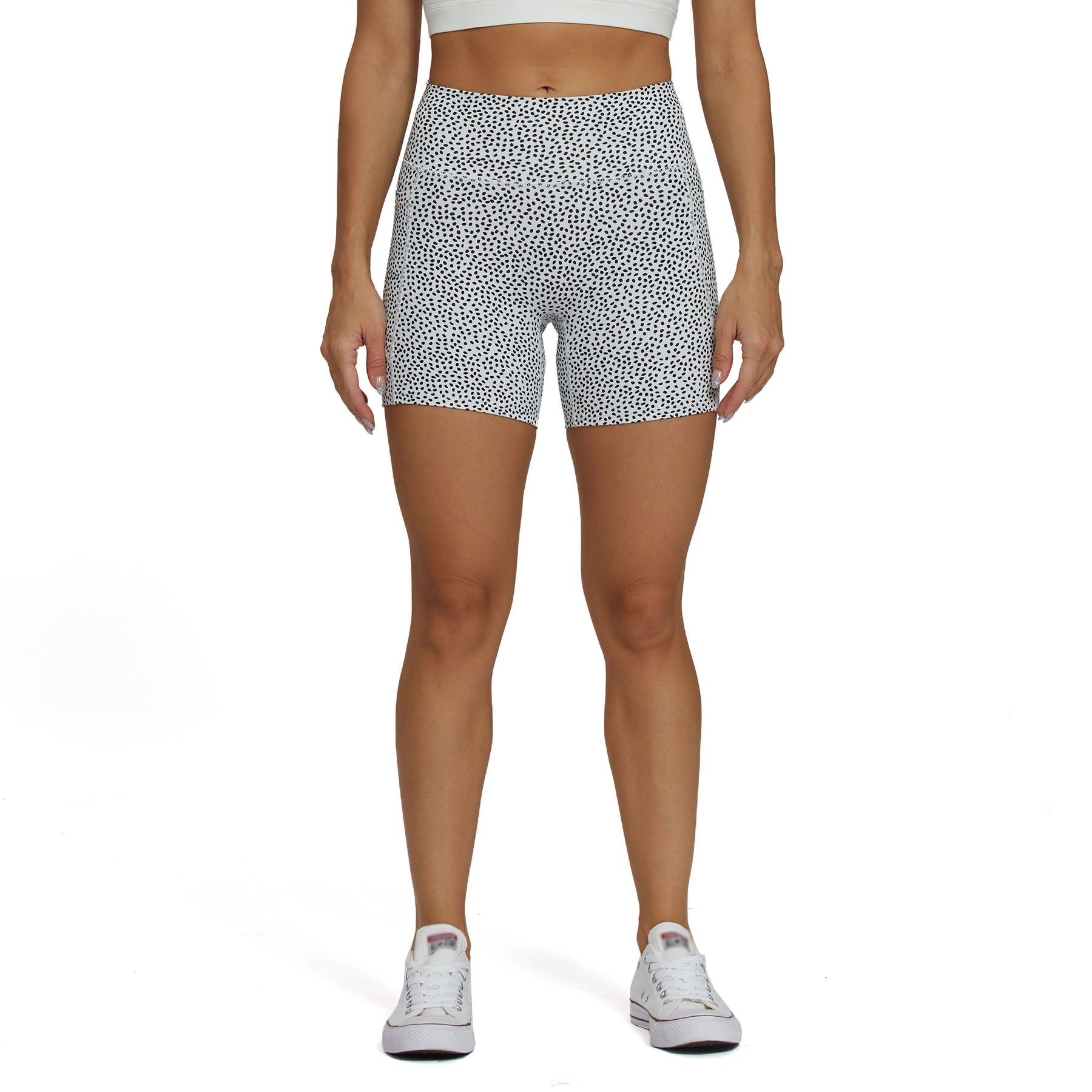 Aoxjox 3 Waist Seam Side Pocket Shorts