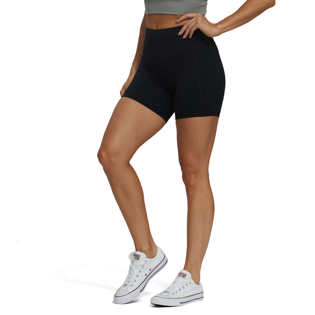 Aoxjox 3 Waist Seam Side Pocket Shorts