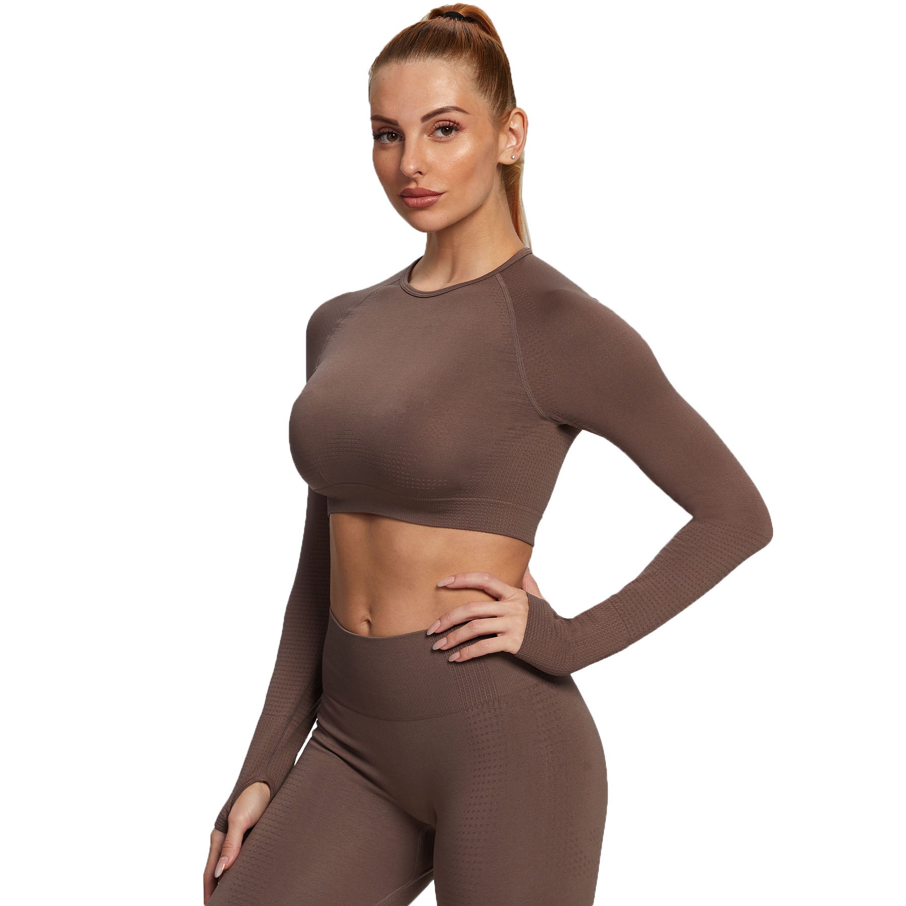 Aoxjox "Vital 2.0 / 3.0" long-sleeved Crop Top