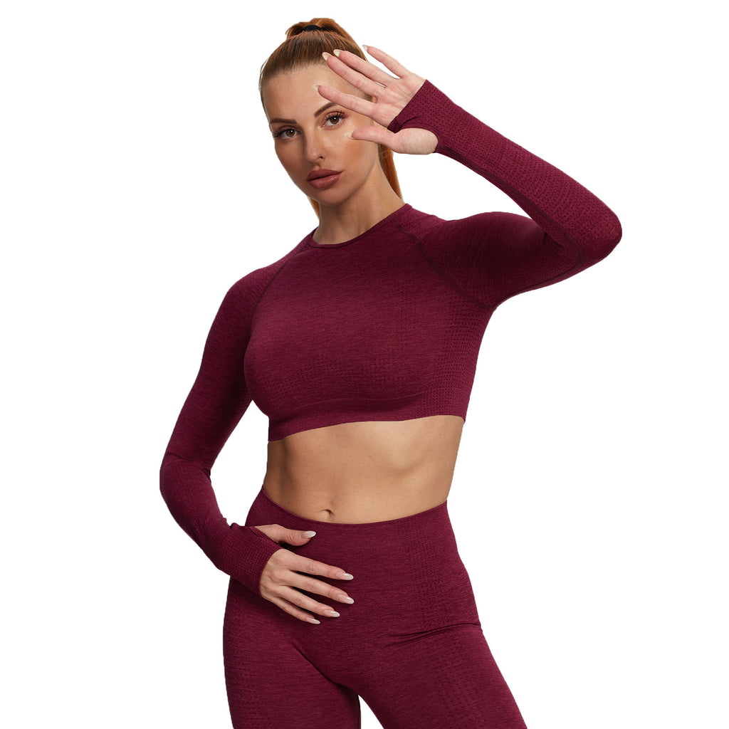 Aoxjox "Vital 2.0 / 3.0" long-sleeved Crop Top