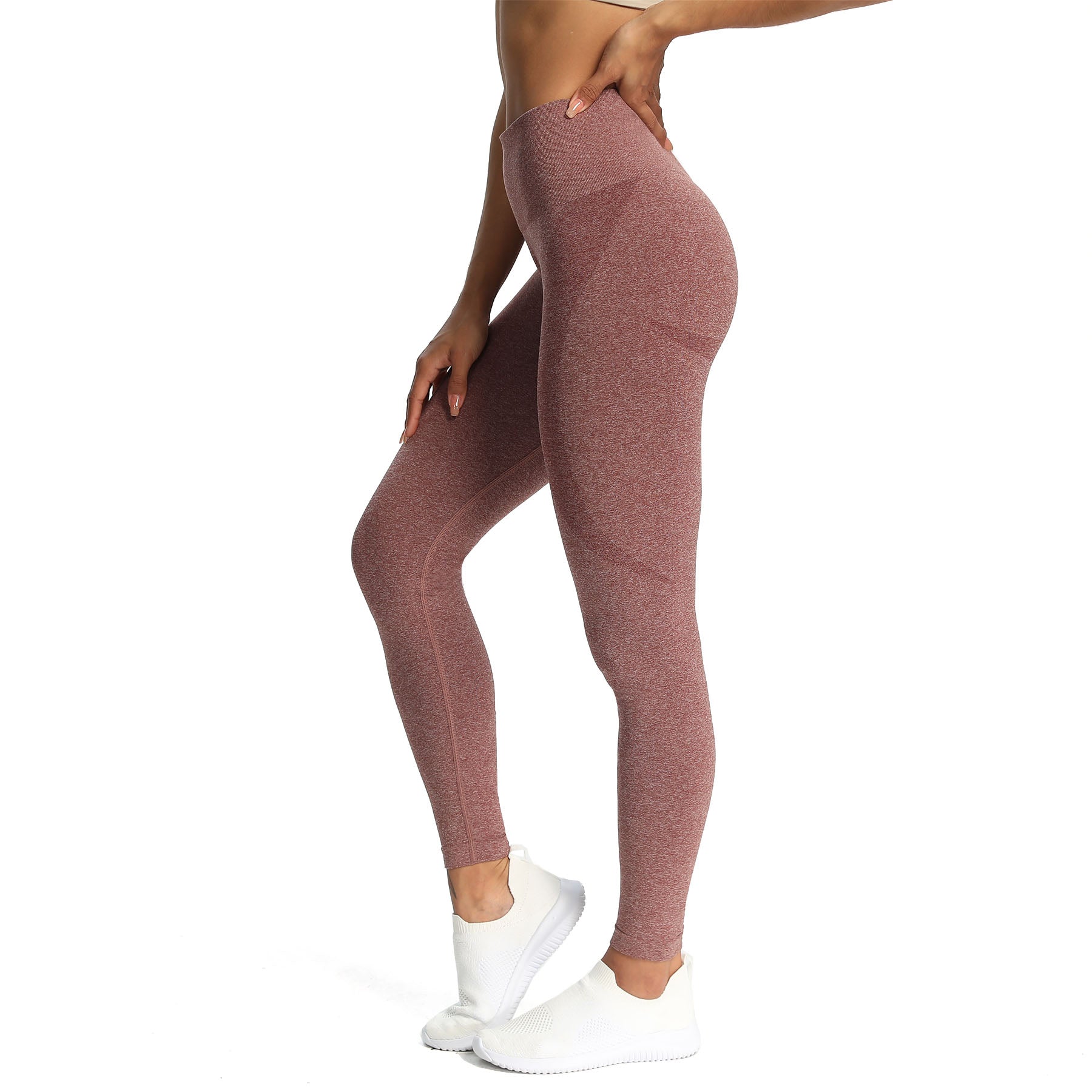 Aoxjox Brights Smile Contour Seamless Leggings