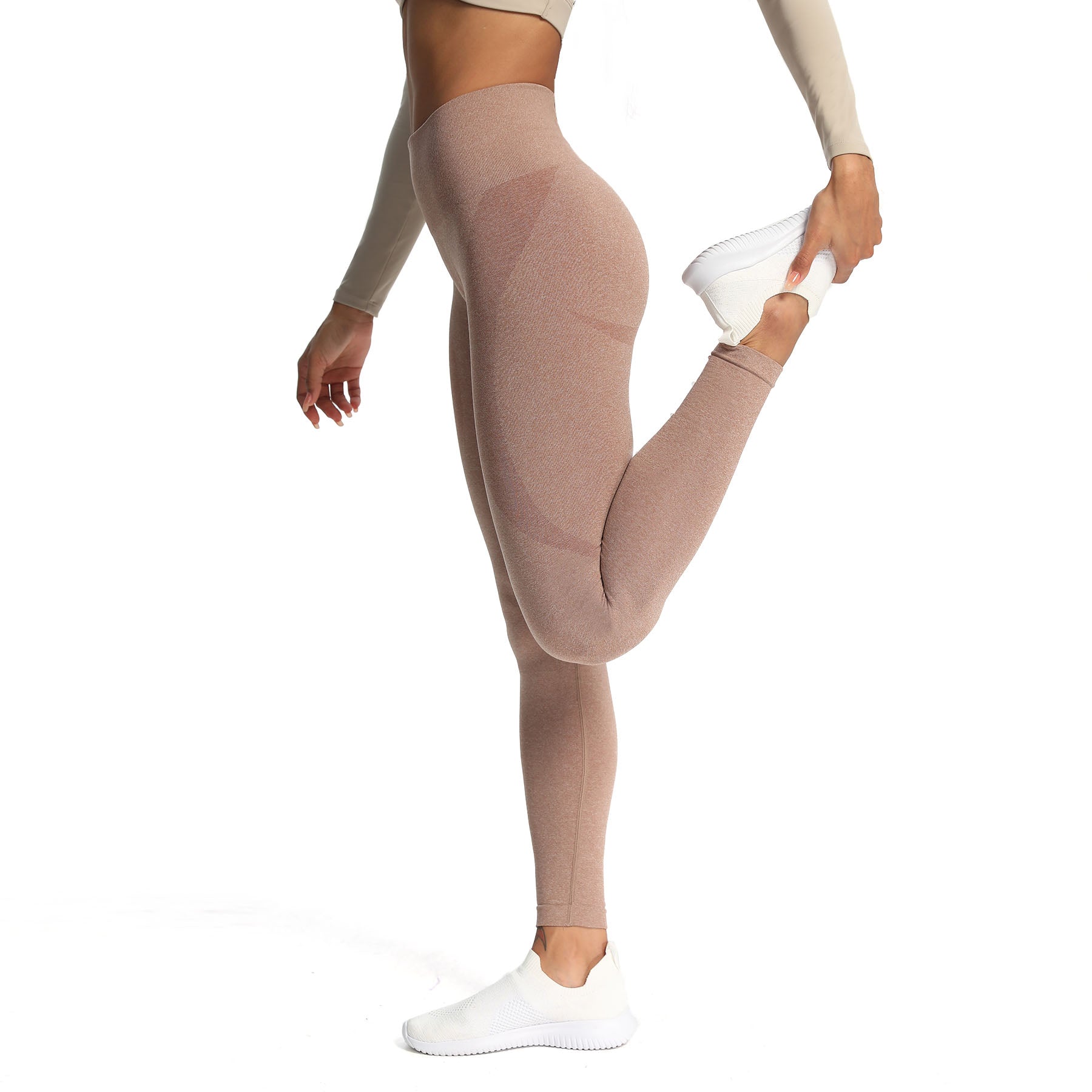 Aoxjox Brights Smile Contour Seamless Leggings