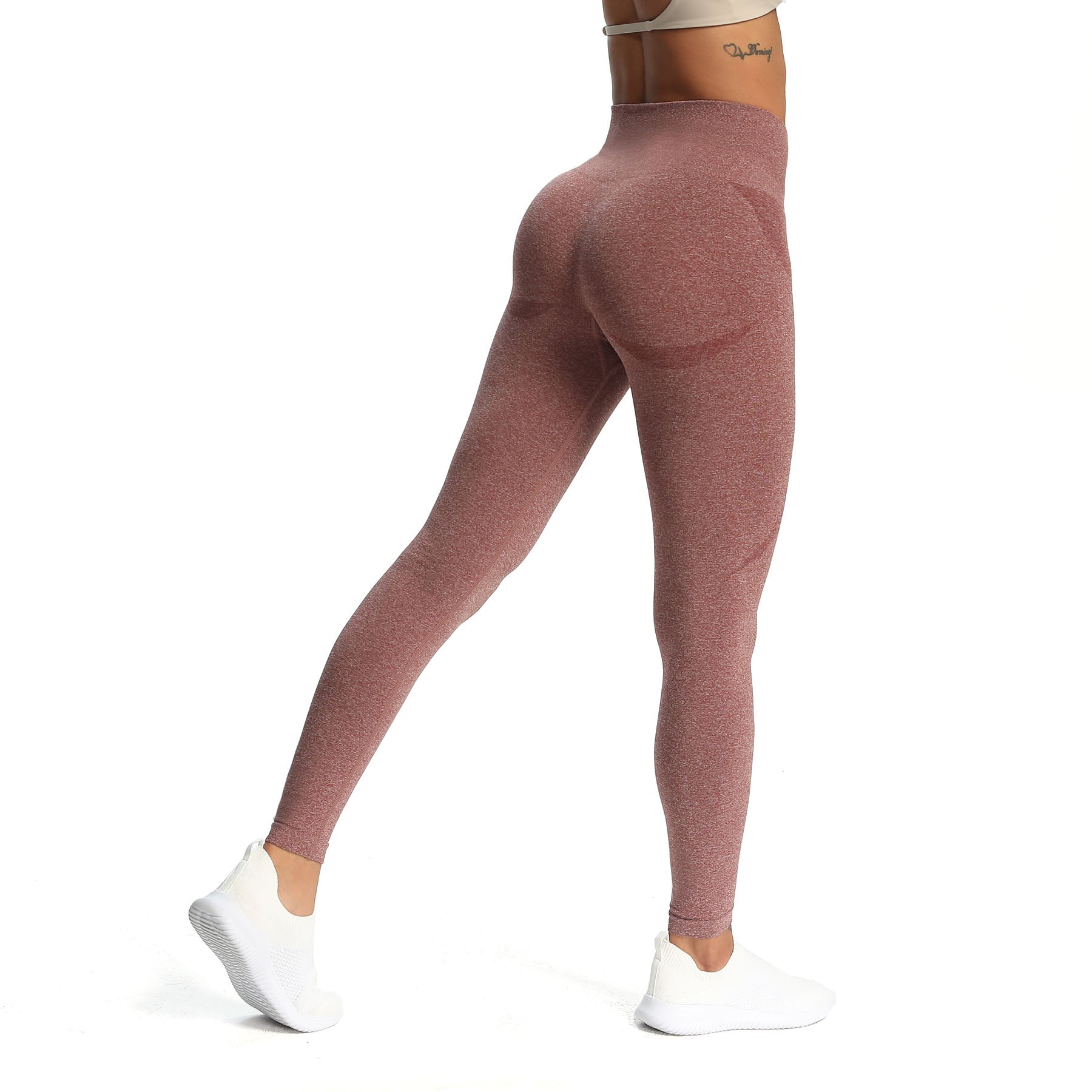 Aoxjox Brights Smile Contour Seamless Leggings