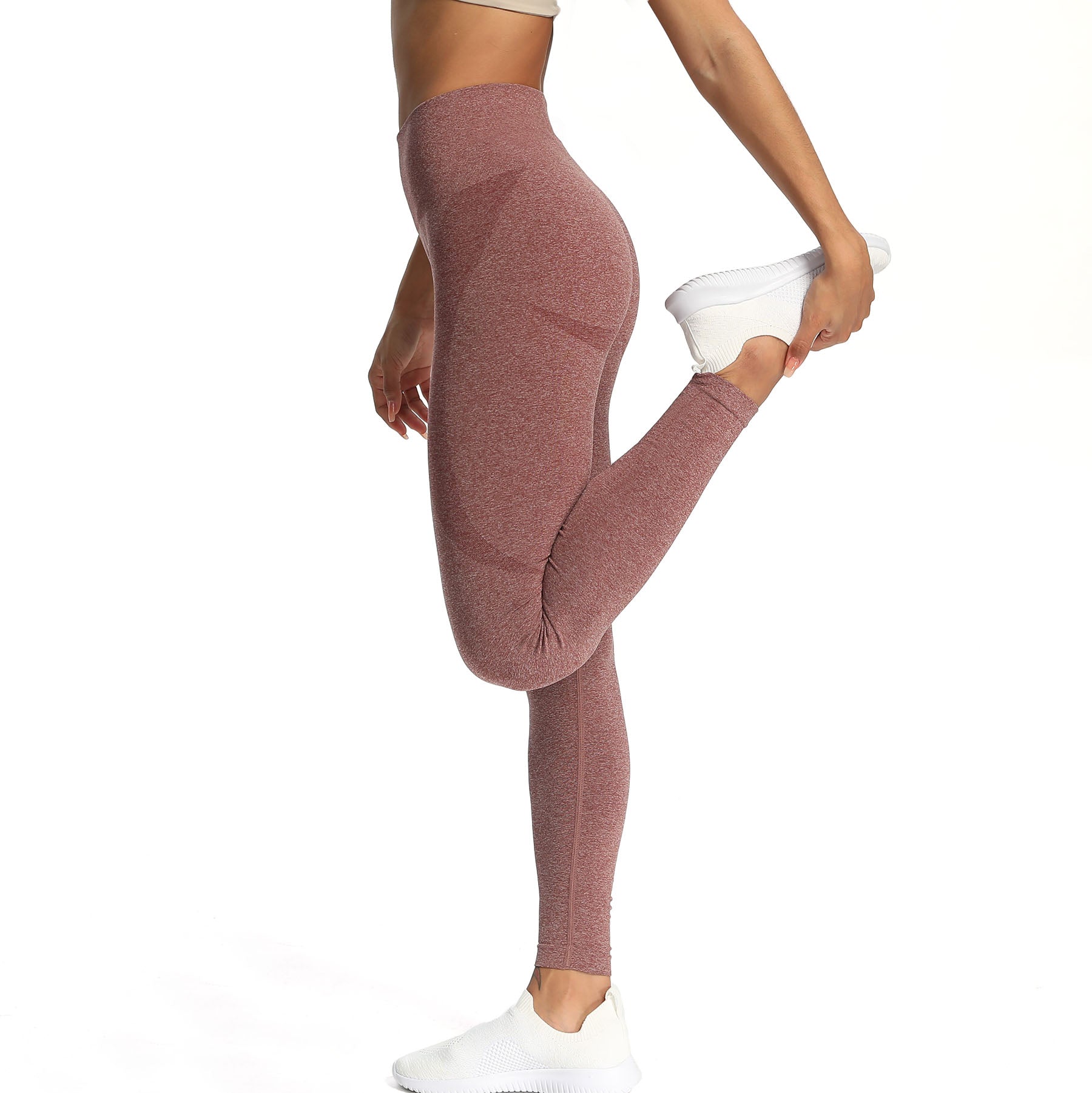 Aoxjox Brights Smile Contour Seamless Leggings