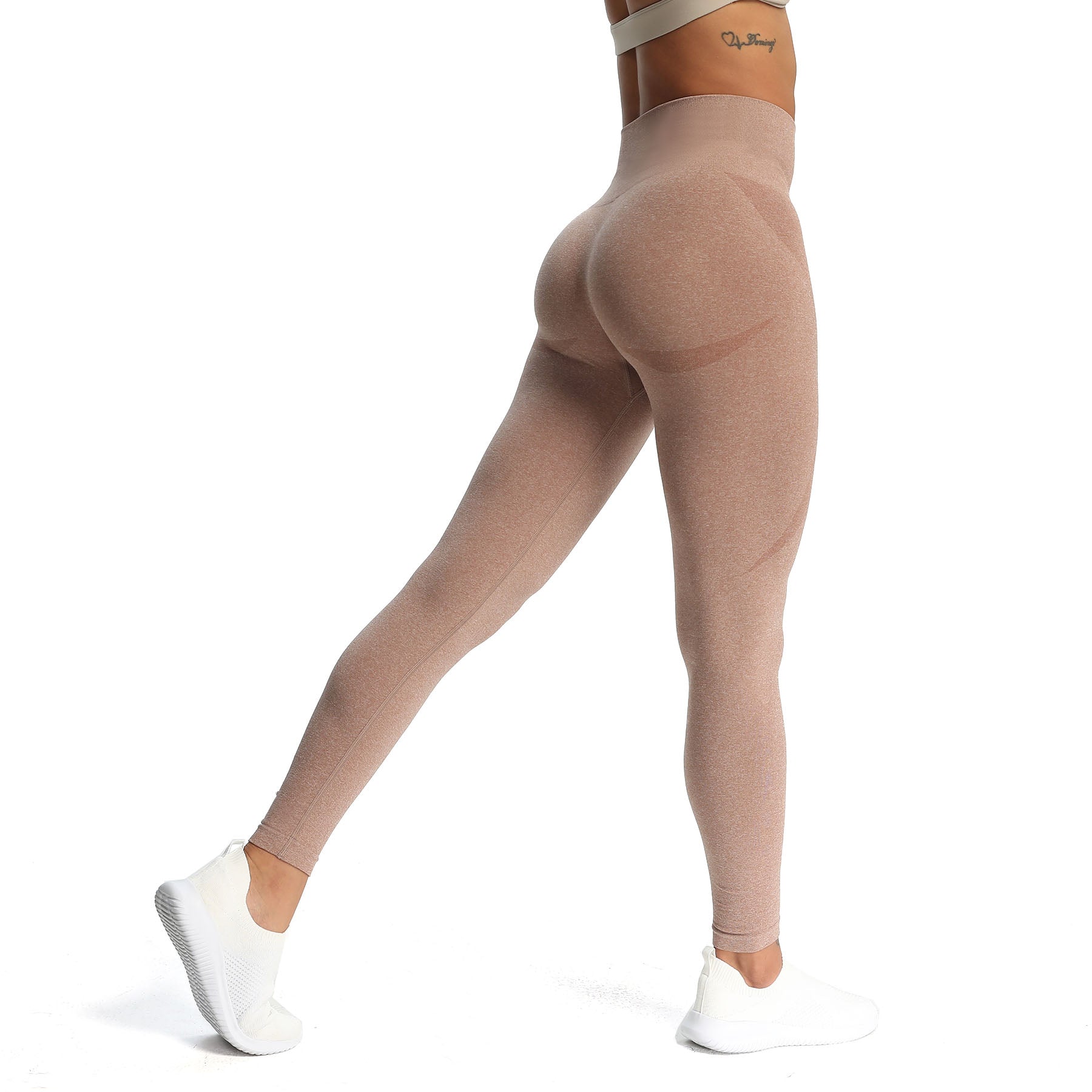 Aoxjox Brights Smile Contour Seamless Leggings