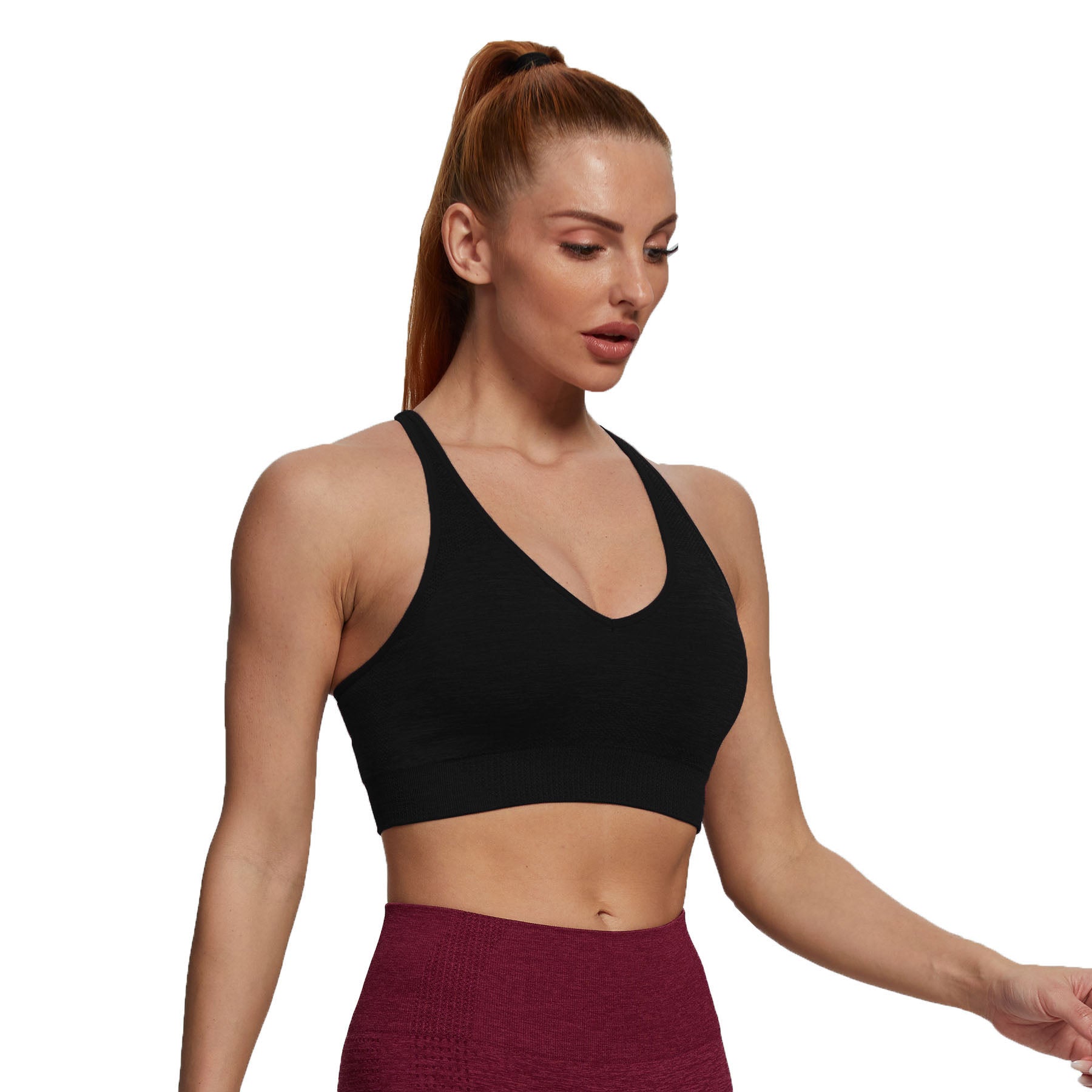 Aoxjox "Vital 3.0" V-Neck Adjustable Sports Bra