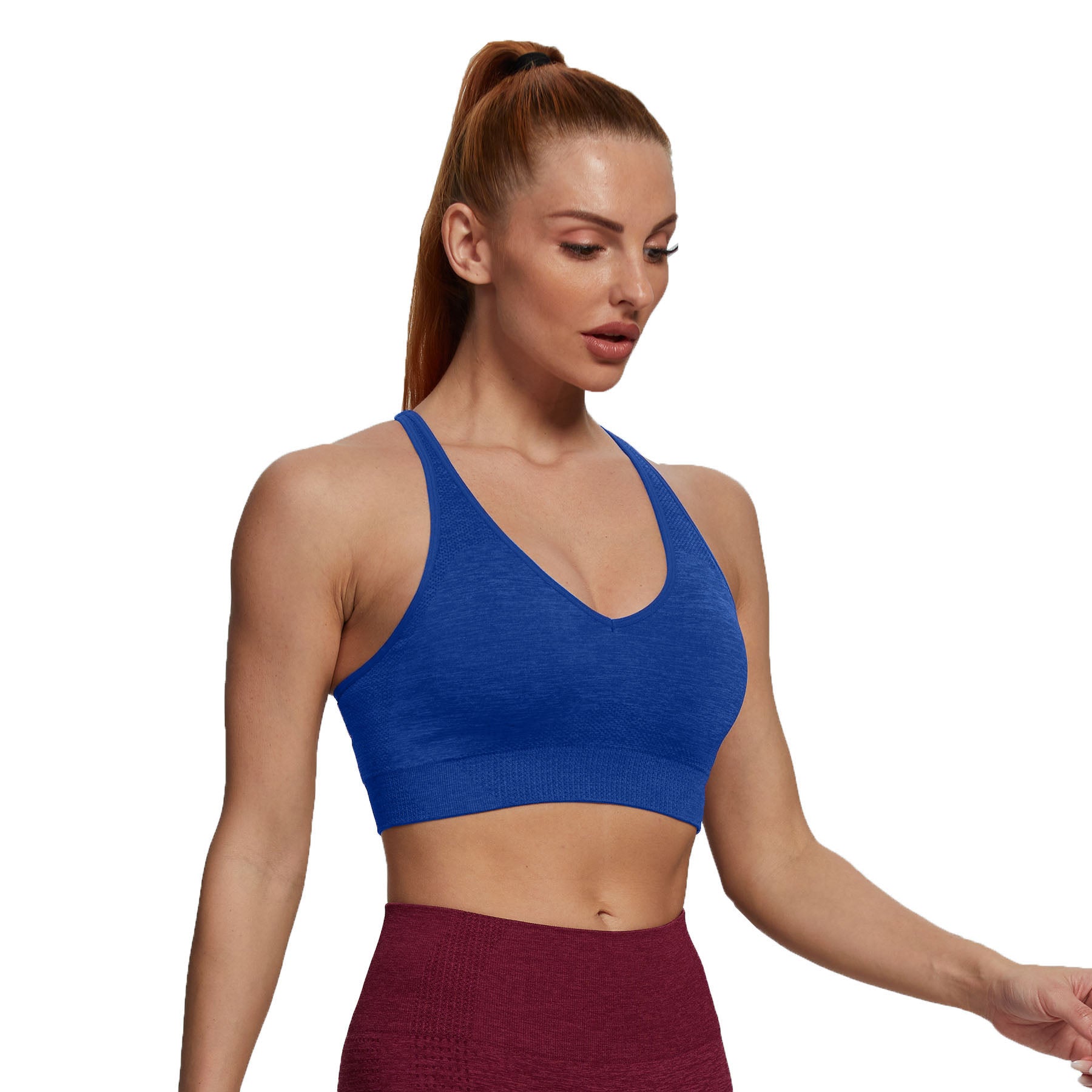Aoxjox "Vital 3.0" V-Neck Adjustable Sports Bra