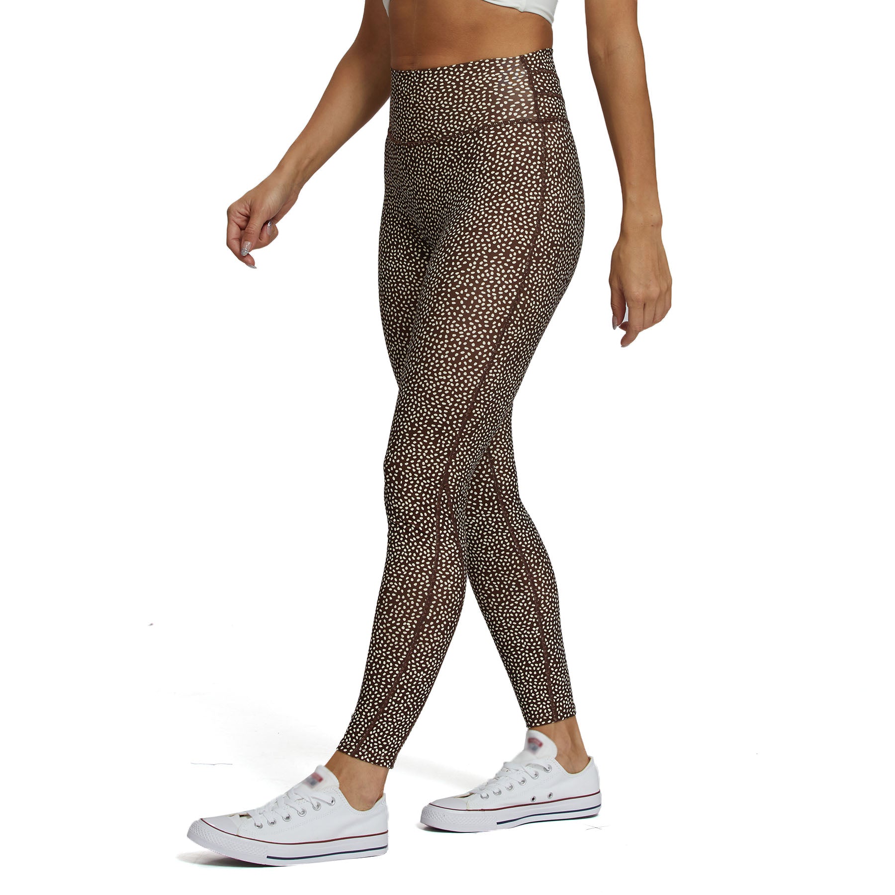 Aoxjox Women's Illusion Ruched Leggings - UK