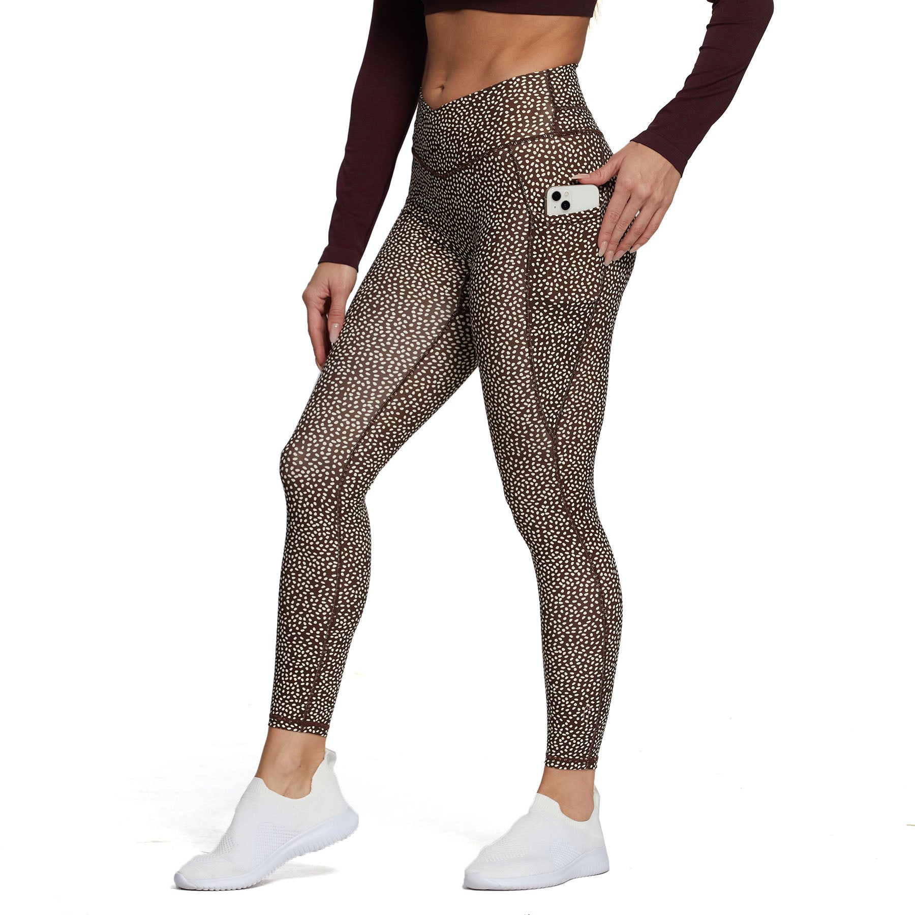 Aoxjox Trinity (2 seam) Cross-Waist Leggings