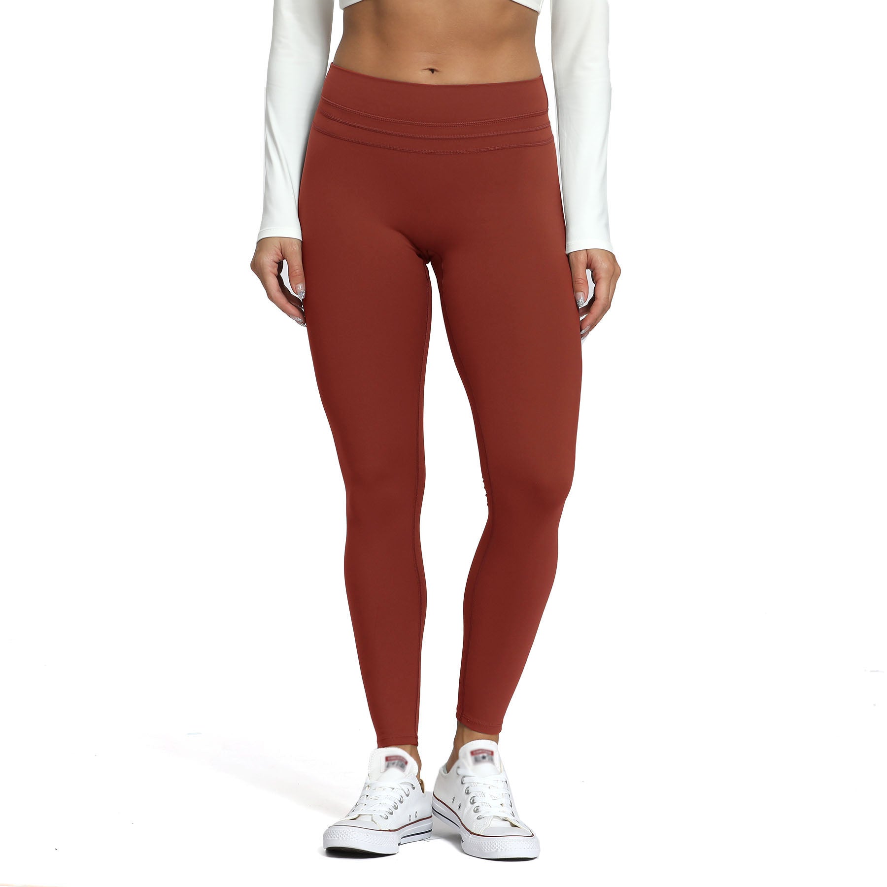 Aoxjox High Waisted Workout Leggings for Women Scrunch Tummy Control Luna  Buttery Soft Yoga Pants 27, Brownie, XX-Small : : Clothing, Shoes  & Accessories