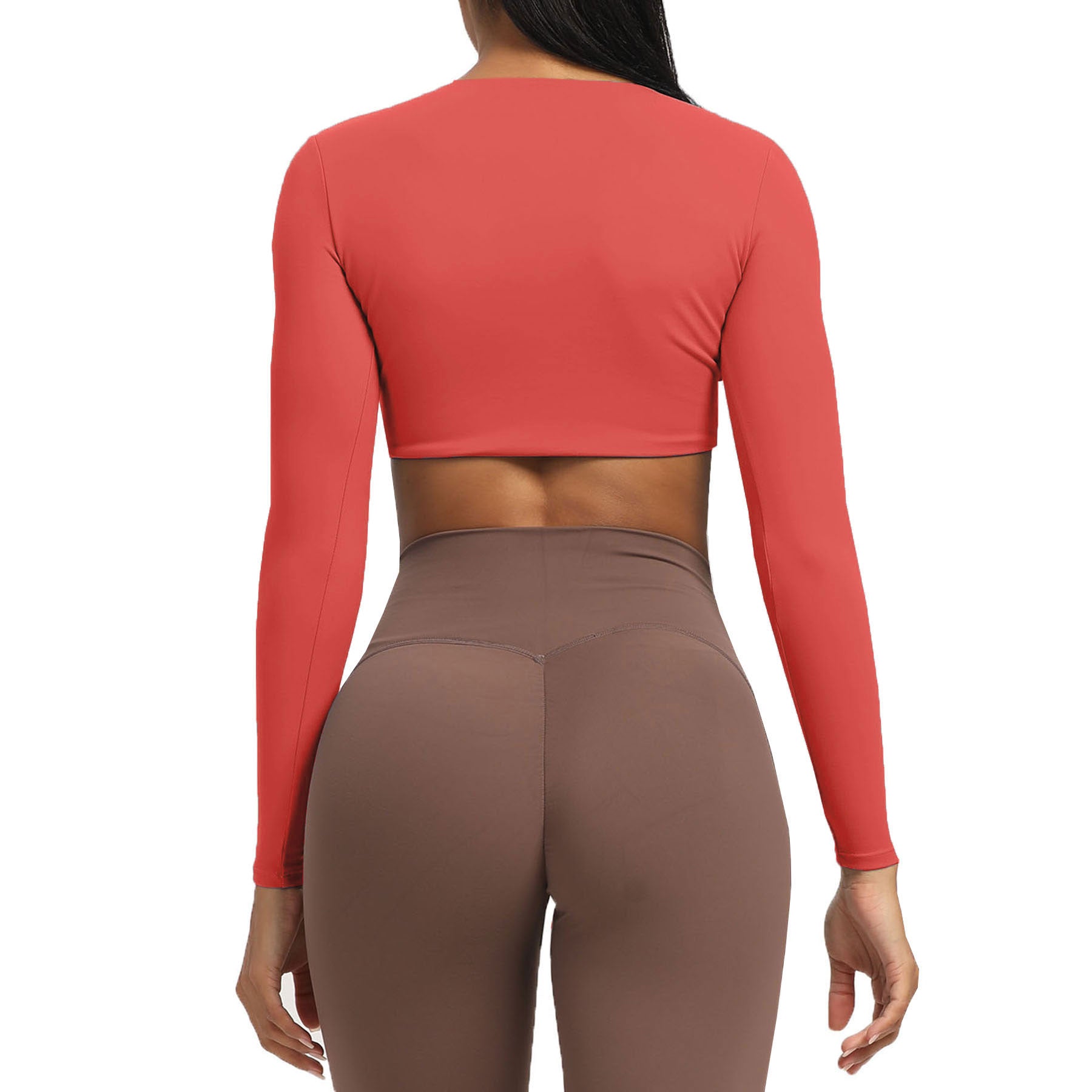 Aoxjox Deep V long-sleeved top