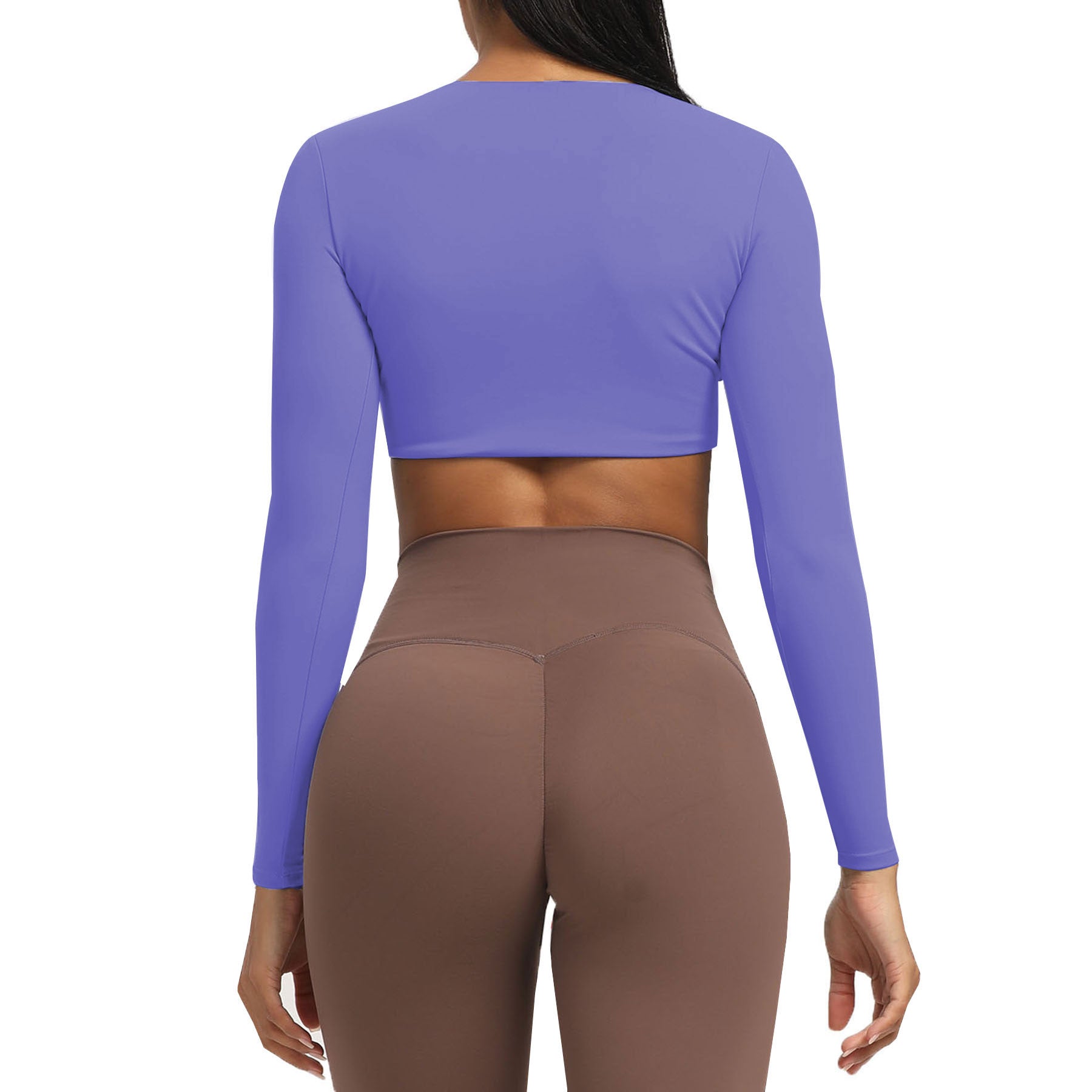 Aoxjox Deep V long-sleeved top