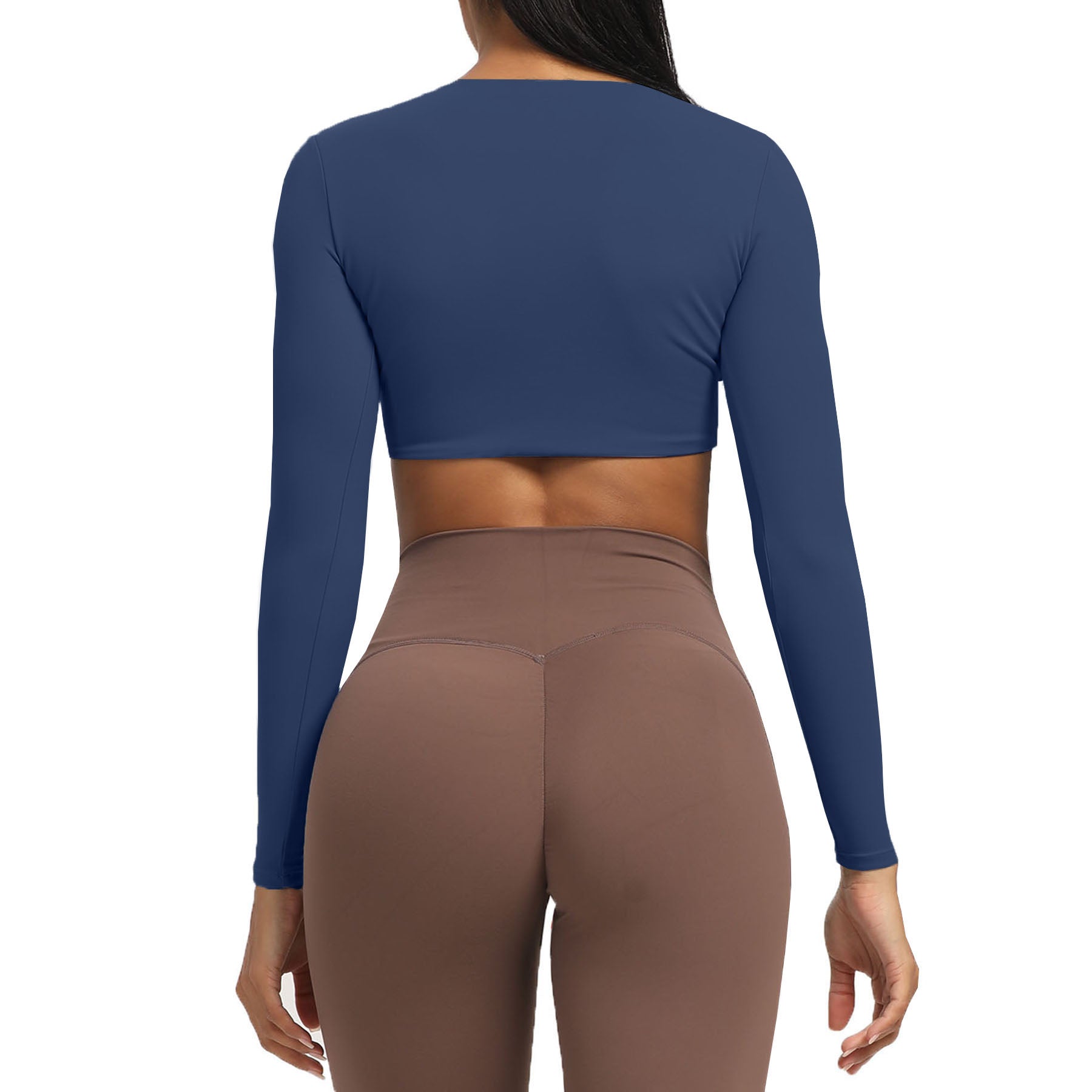 Aoxjox Deep V long-sleeved top