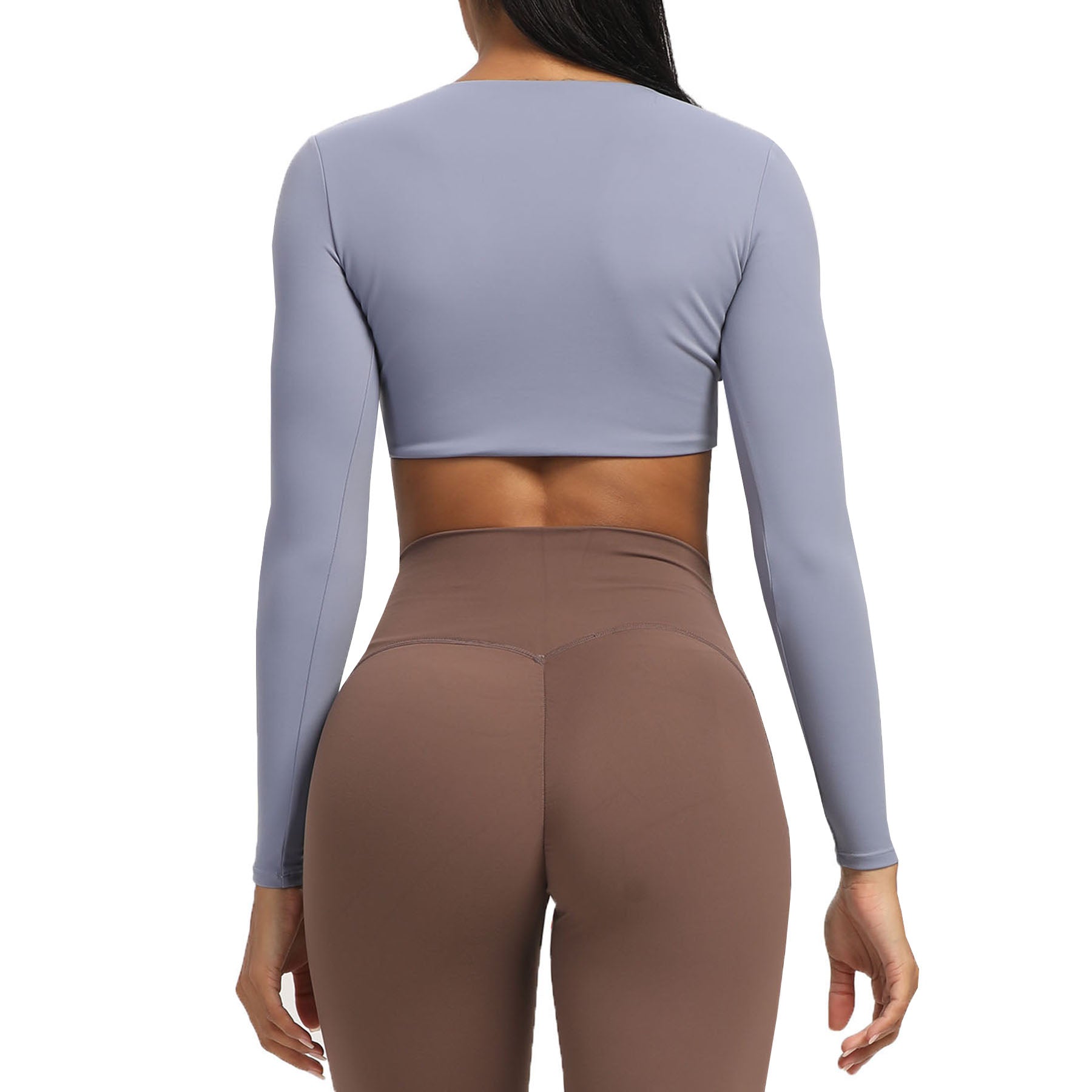 Aoxjox Deep V long-sleeved top