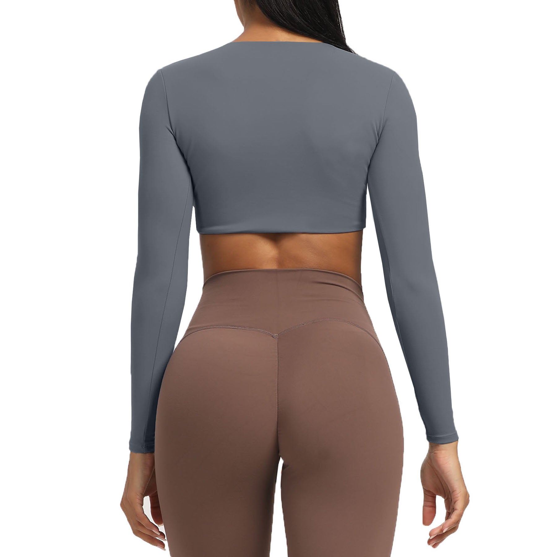 Aoxjox Deep V long-sleeved top